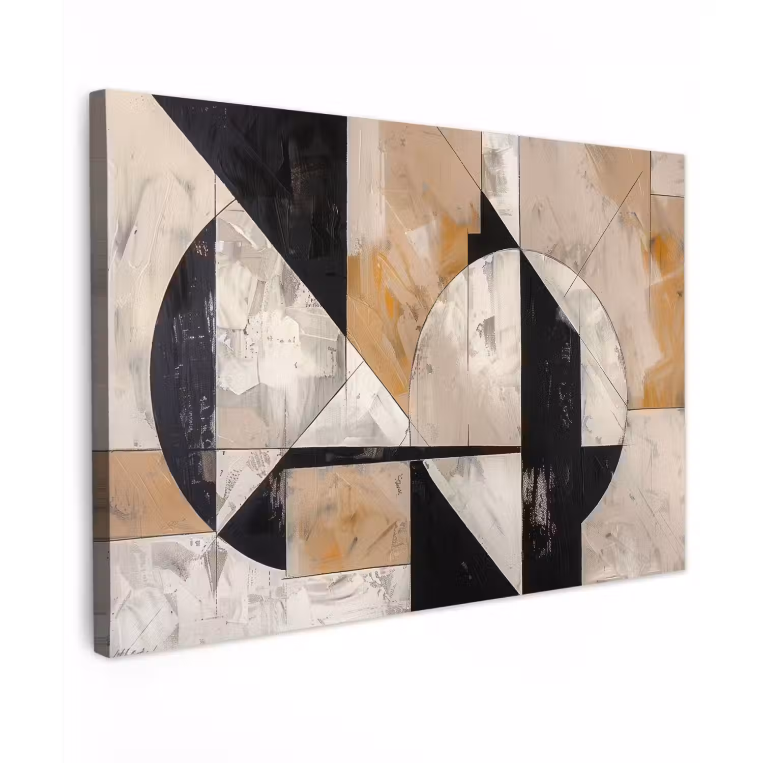 Abstract - Modern - Geometrisch - Pastel canvas 2cm klein -z3d