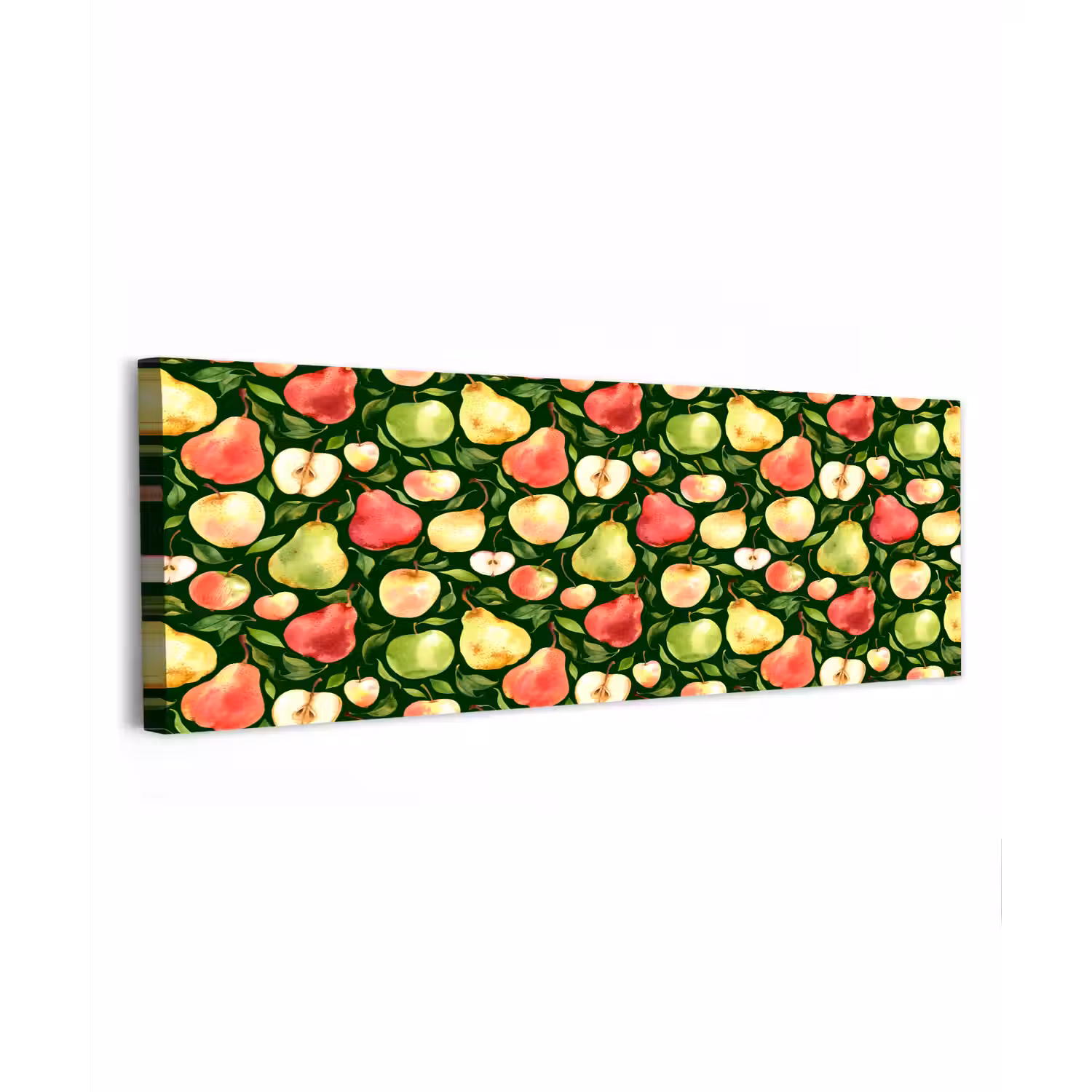 Appels - Peren - Fruit - Groen canvas 2cm klein 828 -z3d
