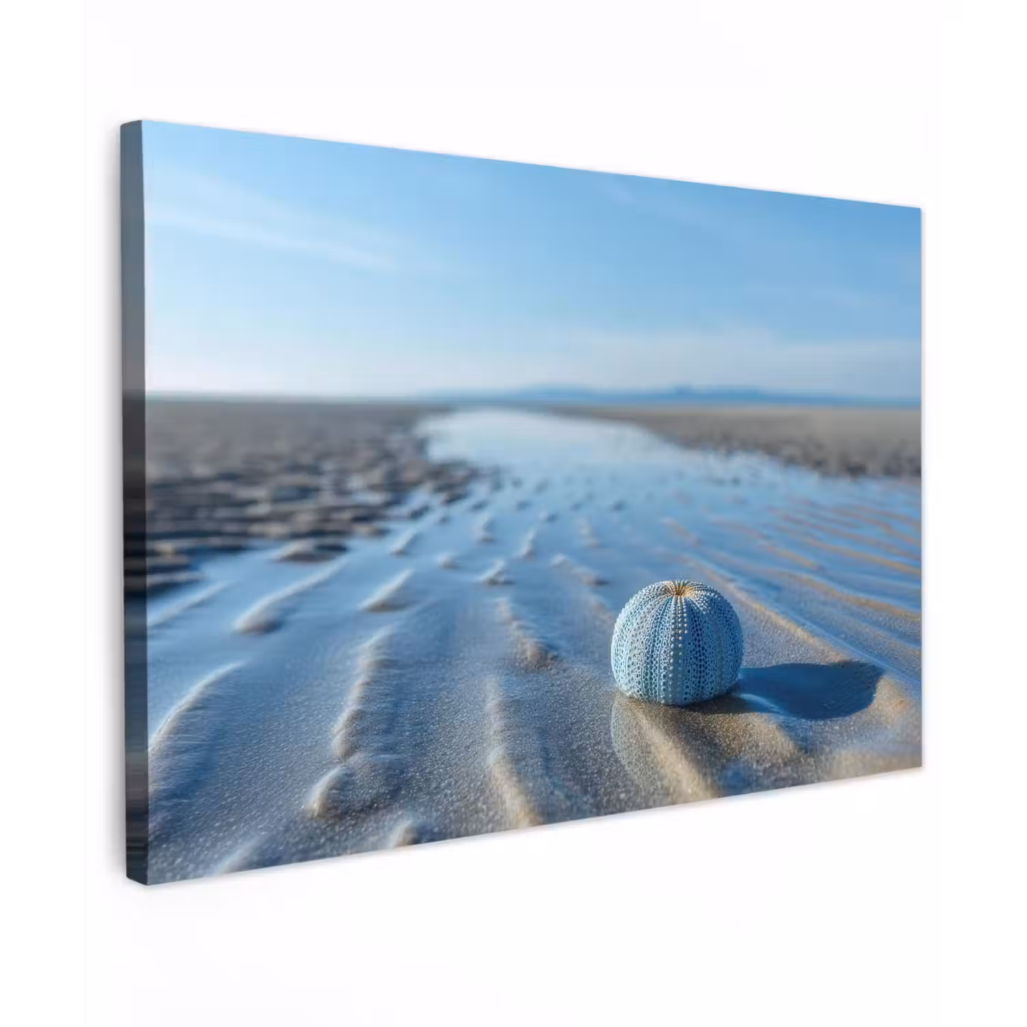 Strand - Schild - Water - Blauw canvas 2cm klein -z3d