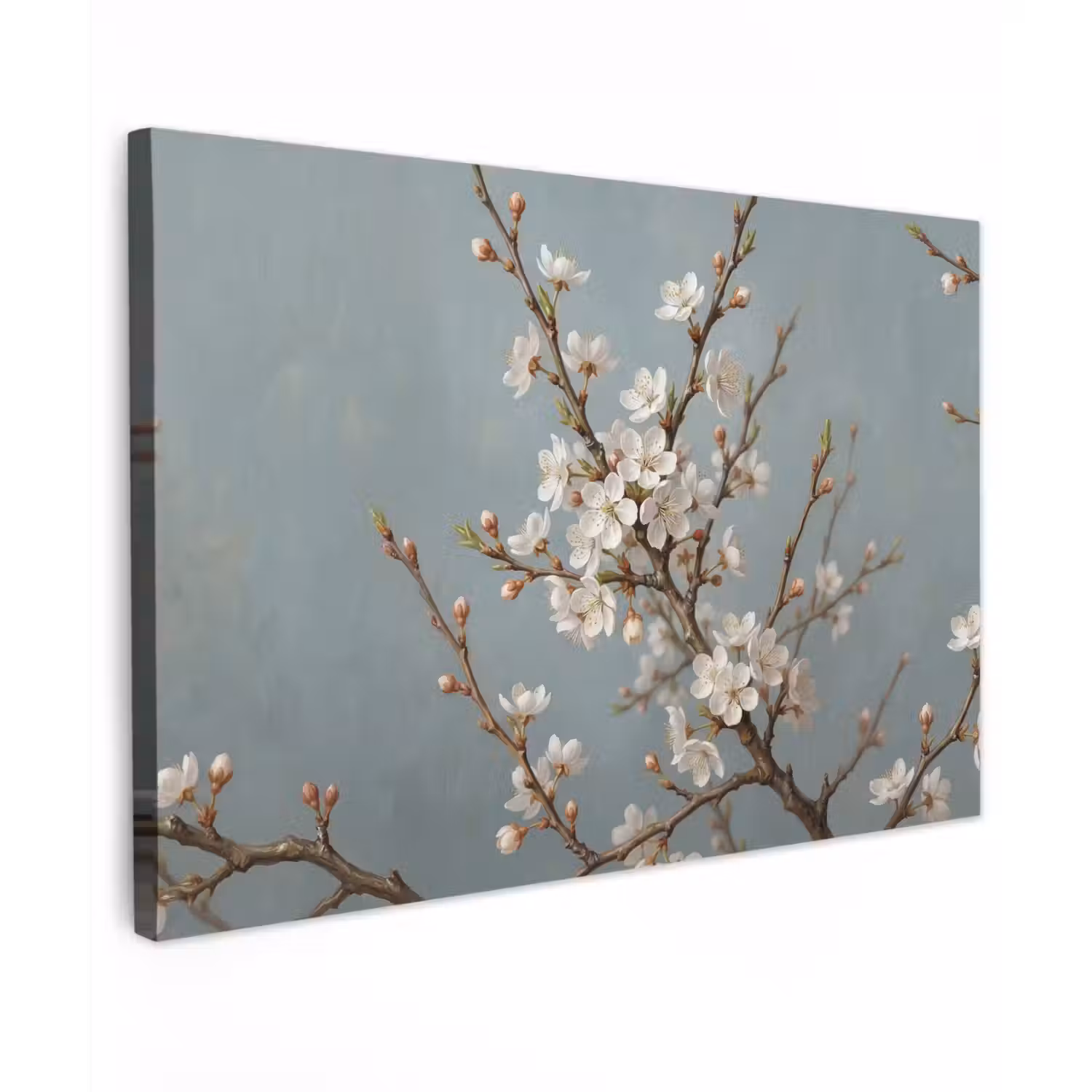 Botanisch - Stilleven - Blauw canvas 2cm klein -z3d