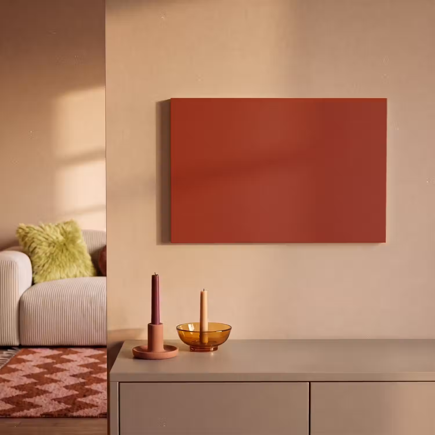 Burnt - Copper - Rood canvas 2cm klein 34 -sfeer1