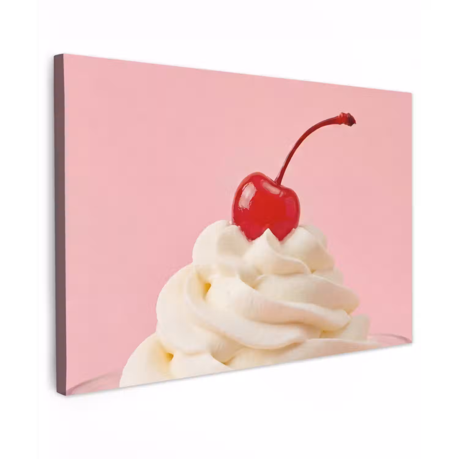Kers - Slagroom - Roze canvas 2cm klein -z3d