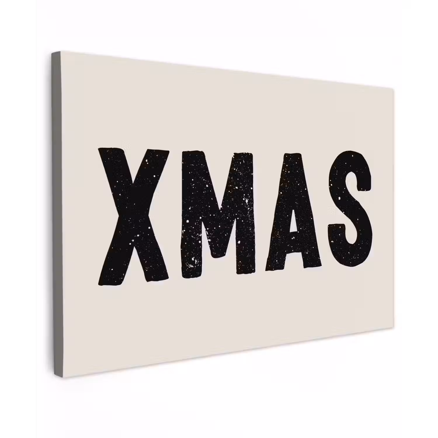 Kerst - Beige - Quotes - Xmas - Feestdagen canvas 2cm klein -z3d