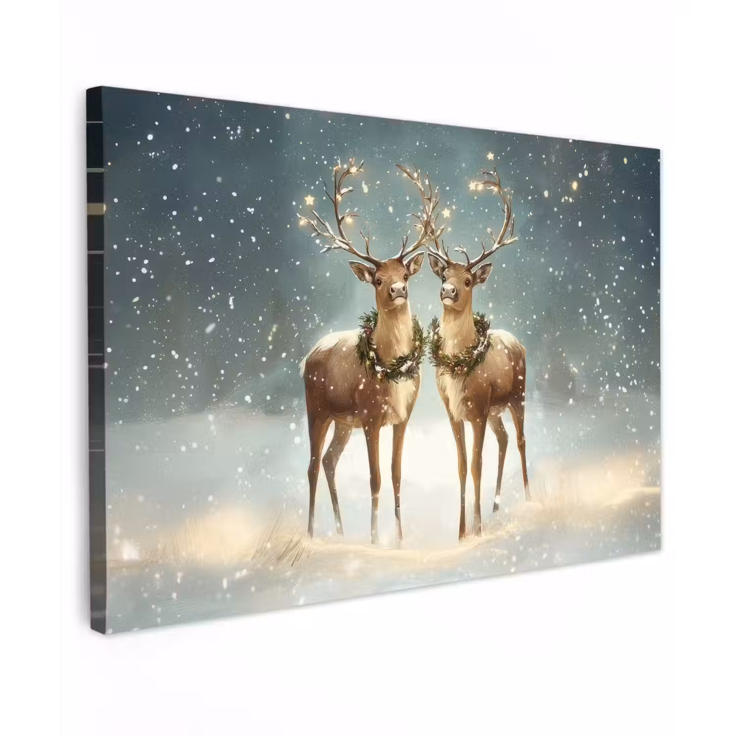 Kerstmagie - Winterwoud - Rendier canvas 2cm klein -z3d