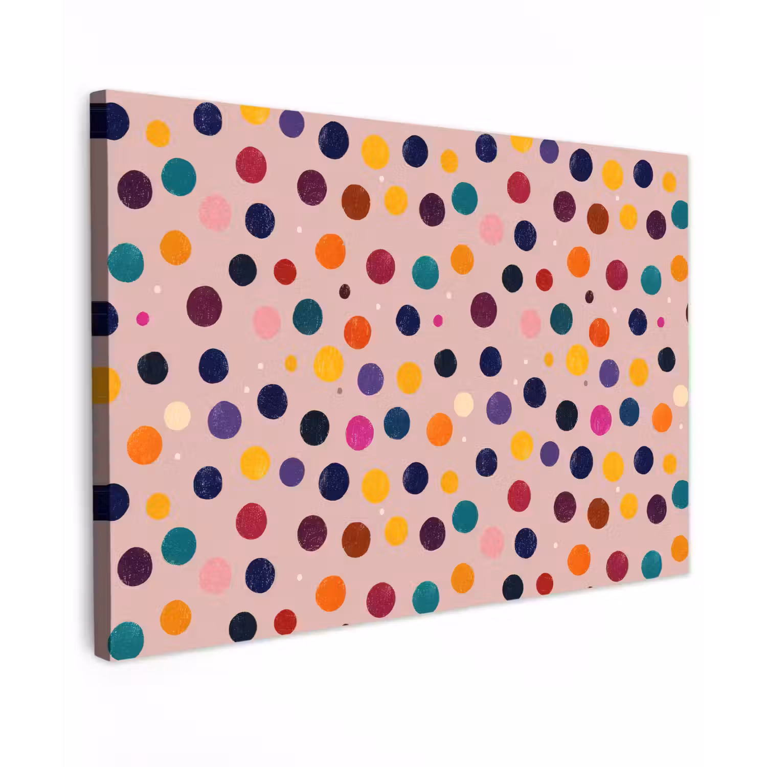 Cirkels - Patroon - Kleurrijk canvas 2cm klein 34 -z3d