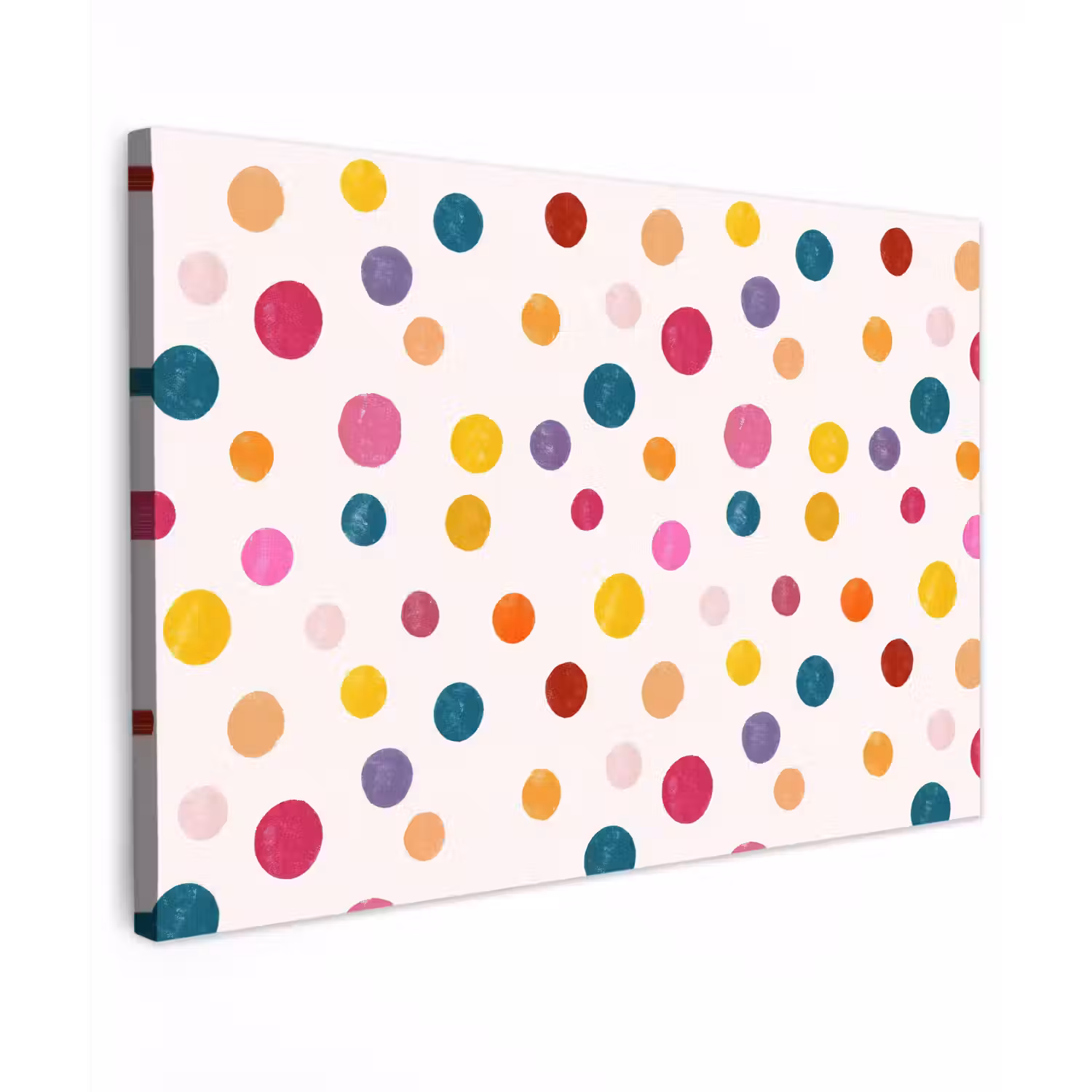 Cirkels - Speels - Kleurrijk canvas 2cm klein 34 -z3d