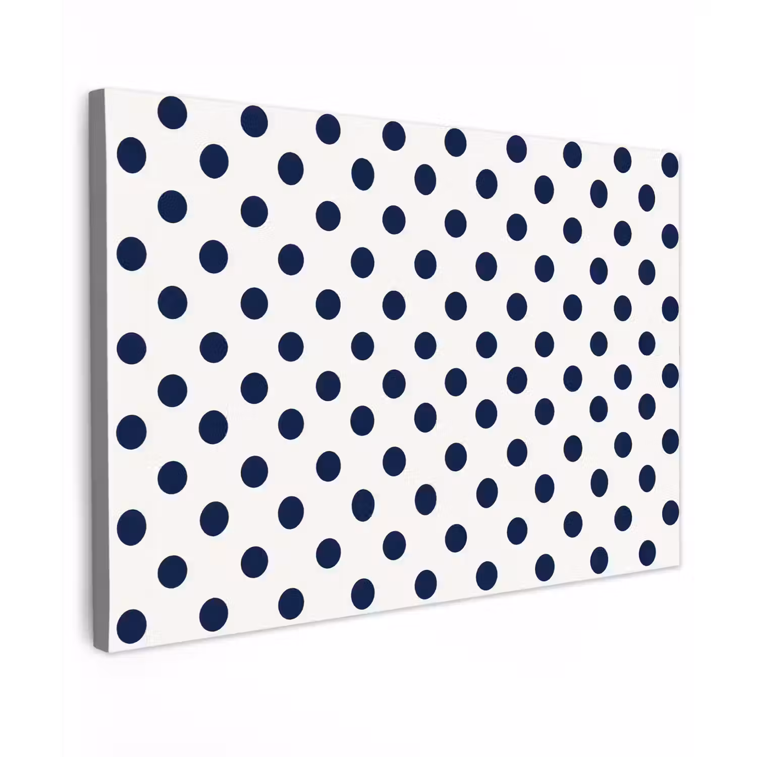 Klassiek - Stippen - Blauw canvas 2cm klein 34 -z3d