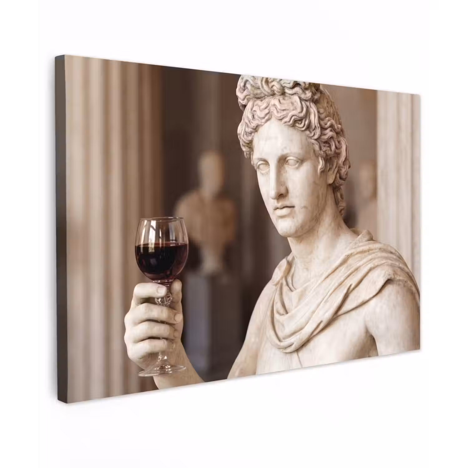 Klassiek - Marmer - Wijn canvas 2cm klein -z3d