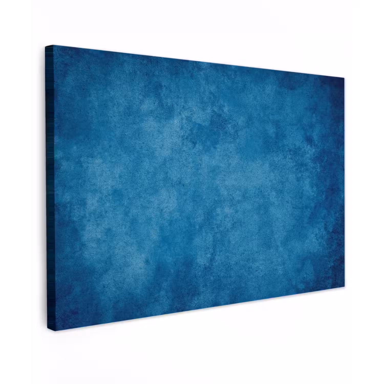 Beton - Blauw - Vintage - Structuur - Industrieel canvas 2cm klein -z3d