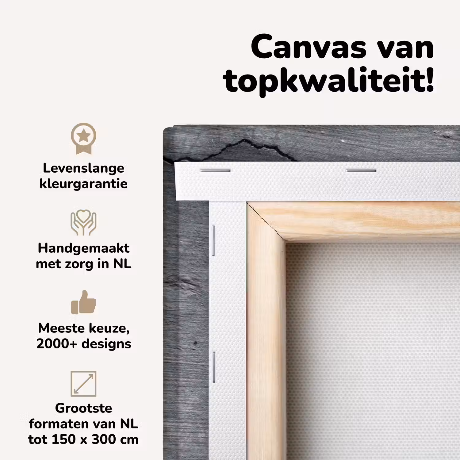 Beton - Grijs - Scheur canvas 2cm middel -zzzsfeer2_topdoek