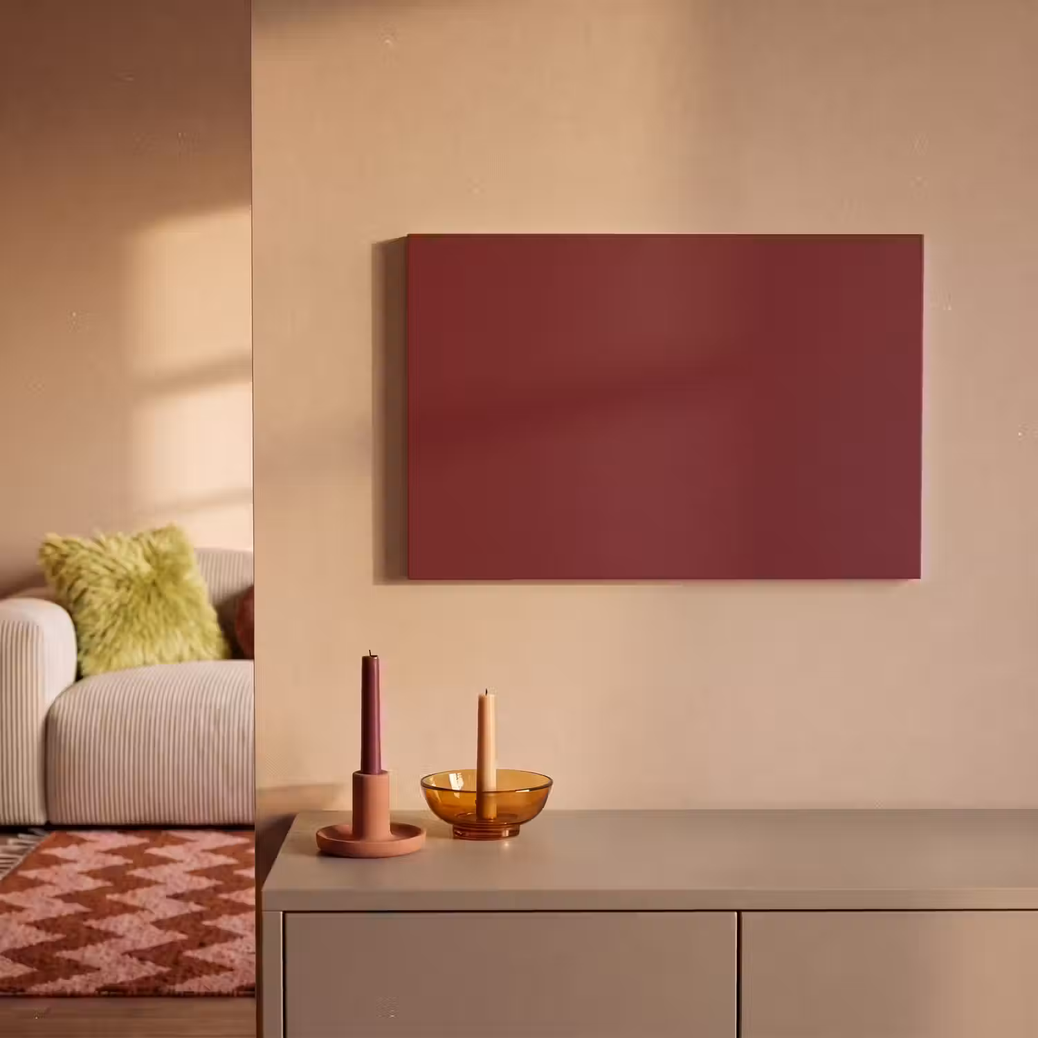 Dark - Garnet - Rood canvas 2cm klein 34 -sfeer1
