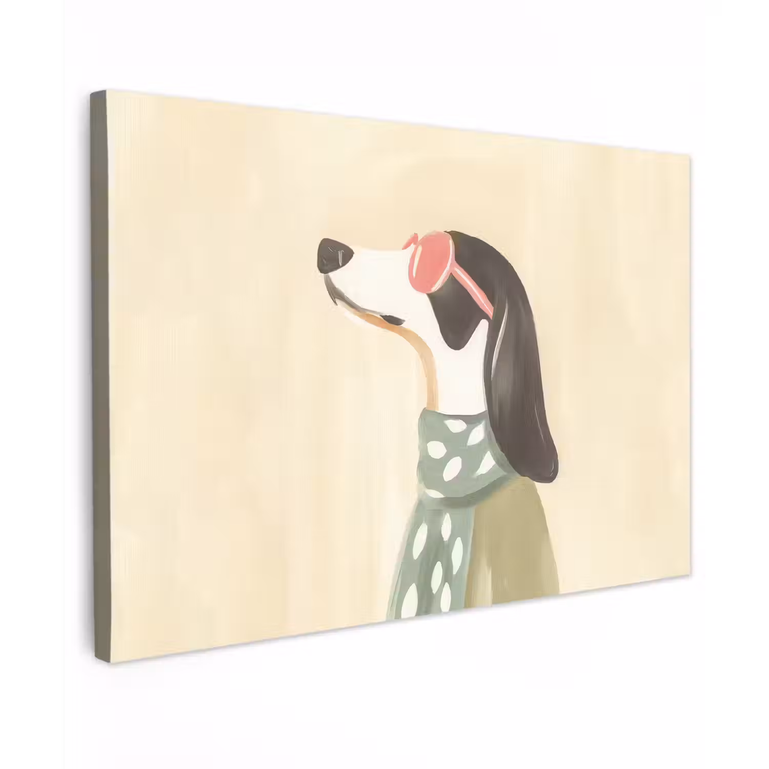 Hond - Zonnebril - Sjaal canvas 2cm klein -z3d
