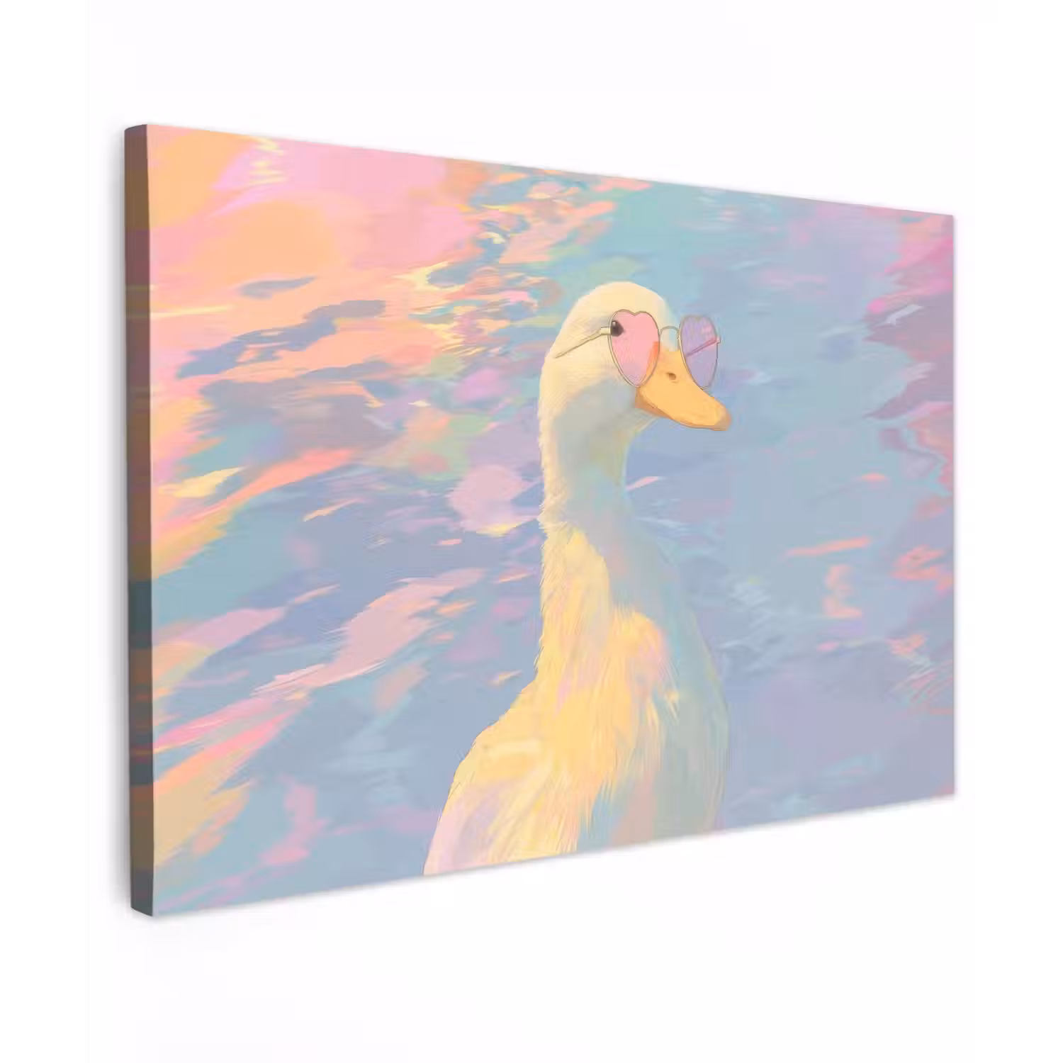 Eend - Zonnebril - Water canvas 2cm klein -z3d