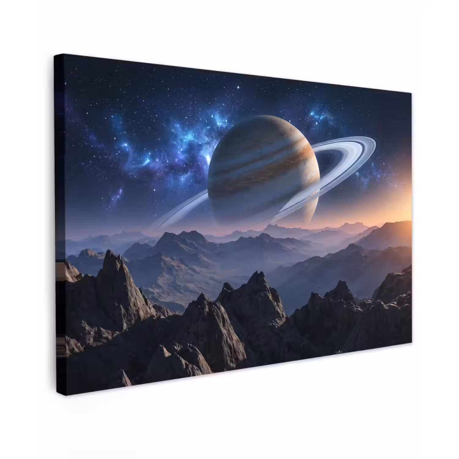 Fantasy - Kosmos - Landschap canvas 2cm klein -z3d