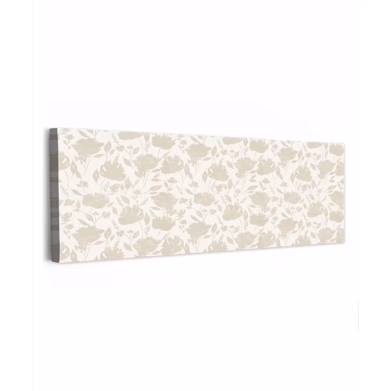 Bloemenpatroon - Silhouet - Wit canvas 2cm klein 828 -z3d