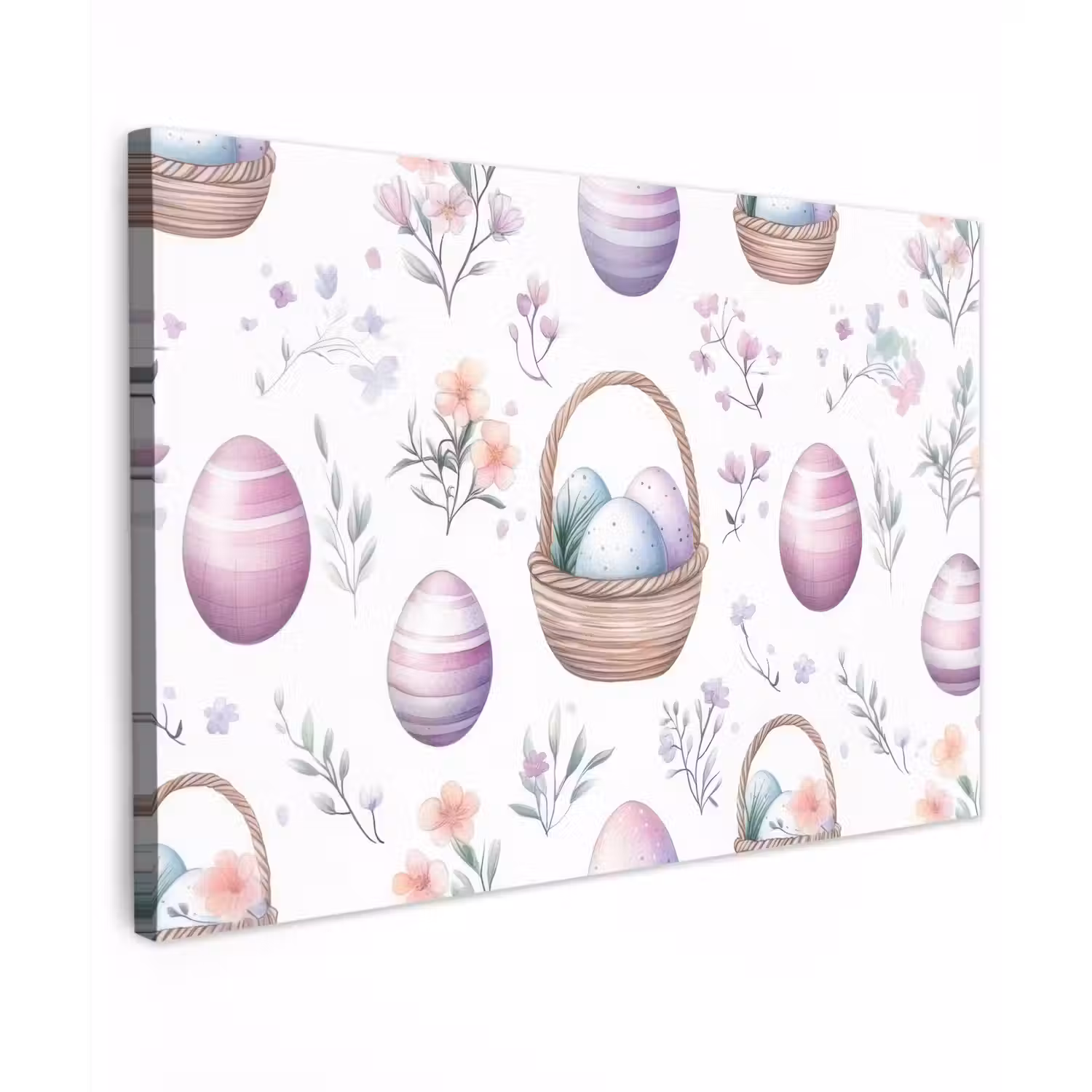 Bloemen - Paaseieren - Patroon canvas 2cm klein -z3d