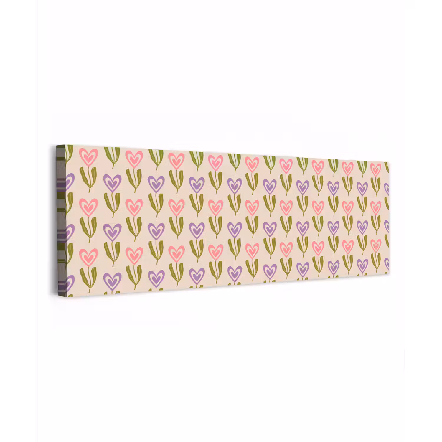 Bloemen - Hartjes - Patroon canvas 2cm klein 828 -z3d