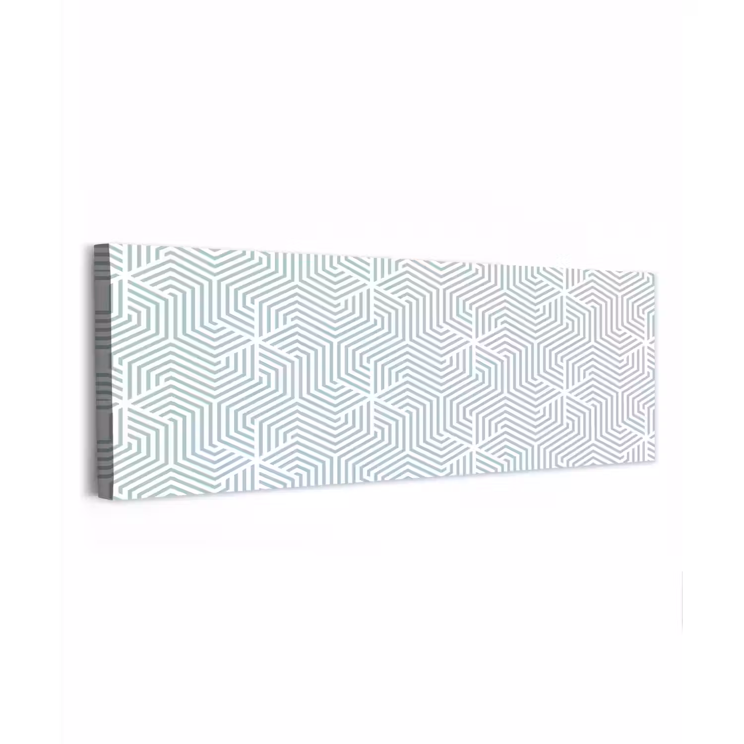 Geometrie - Lijn - Groen - Patroon canvas 2cm klein 828 -z3d