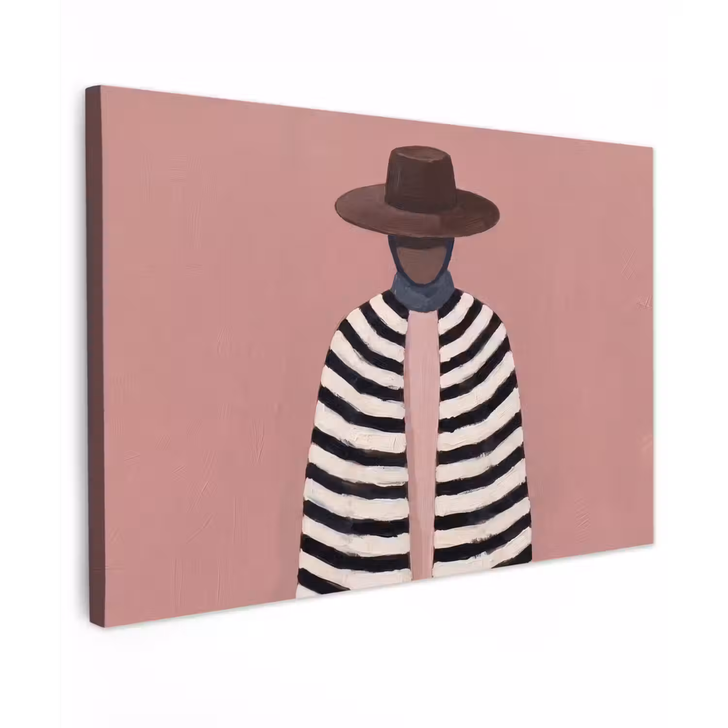 Grafisch - Vrouw - Roze canvas 2cm klein -z3d