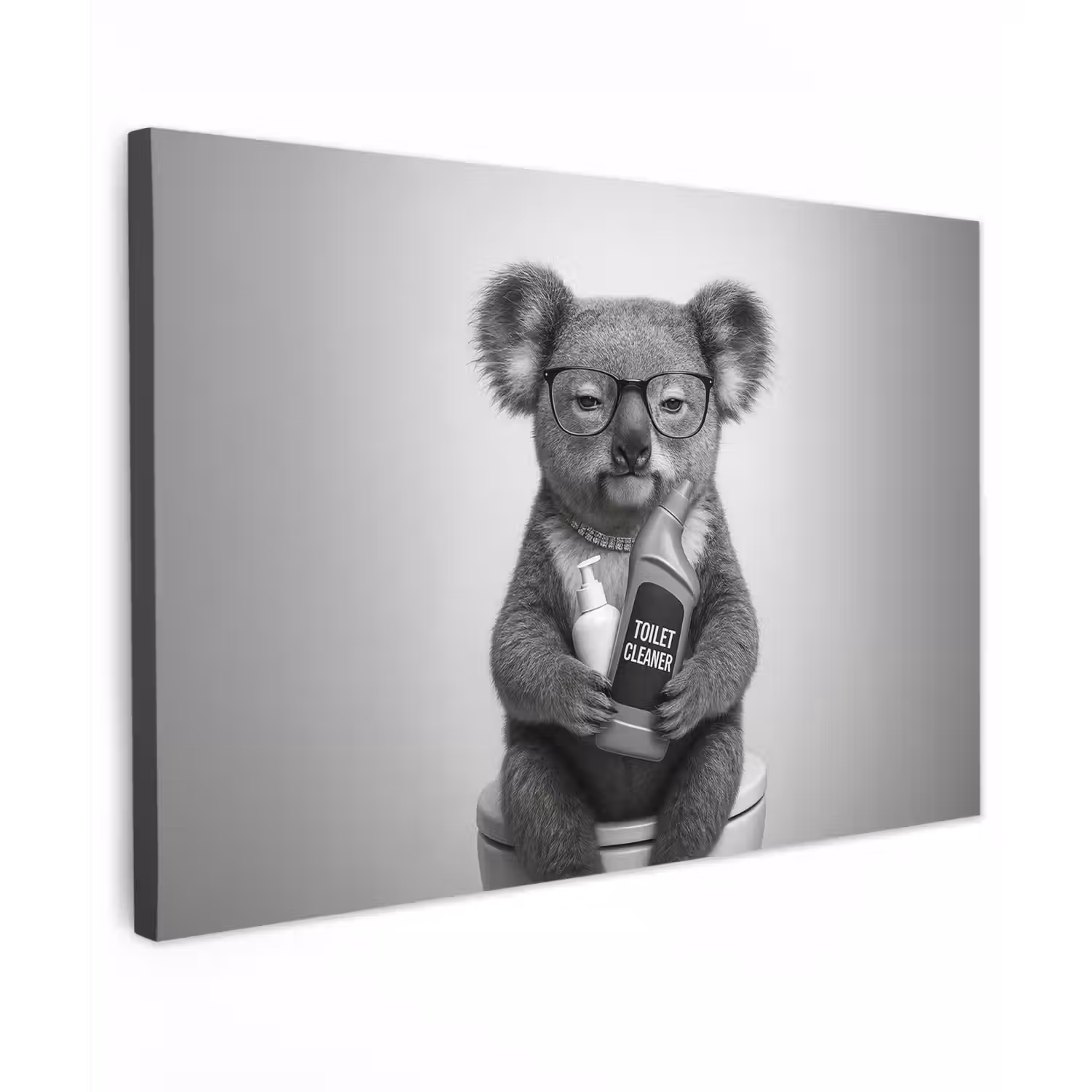 Koala - Bril - Toilet canvas 2cm klein -z3d