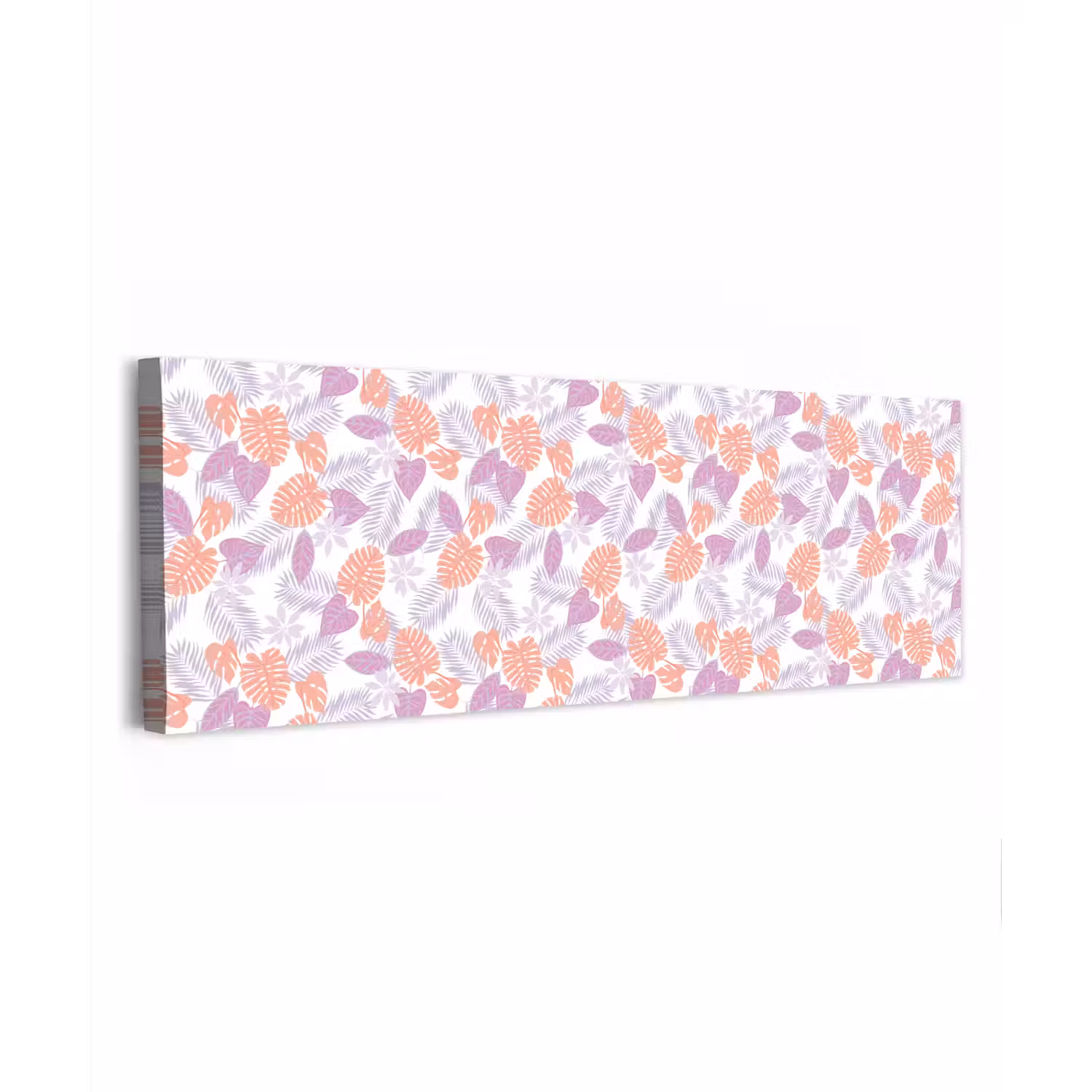 Bladeren - Pastelkleuren - Tropisch canvas 2cm klein 828 -z3d