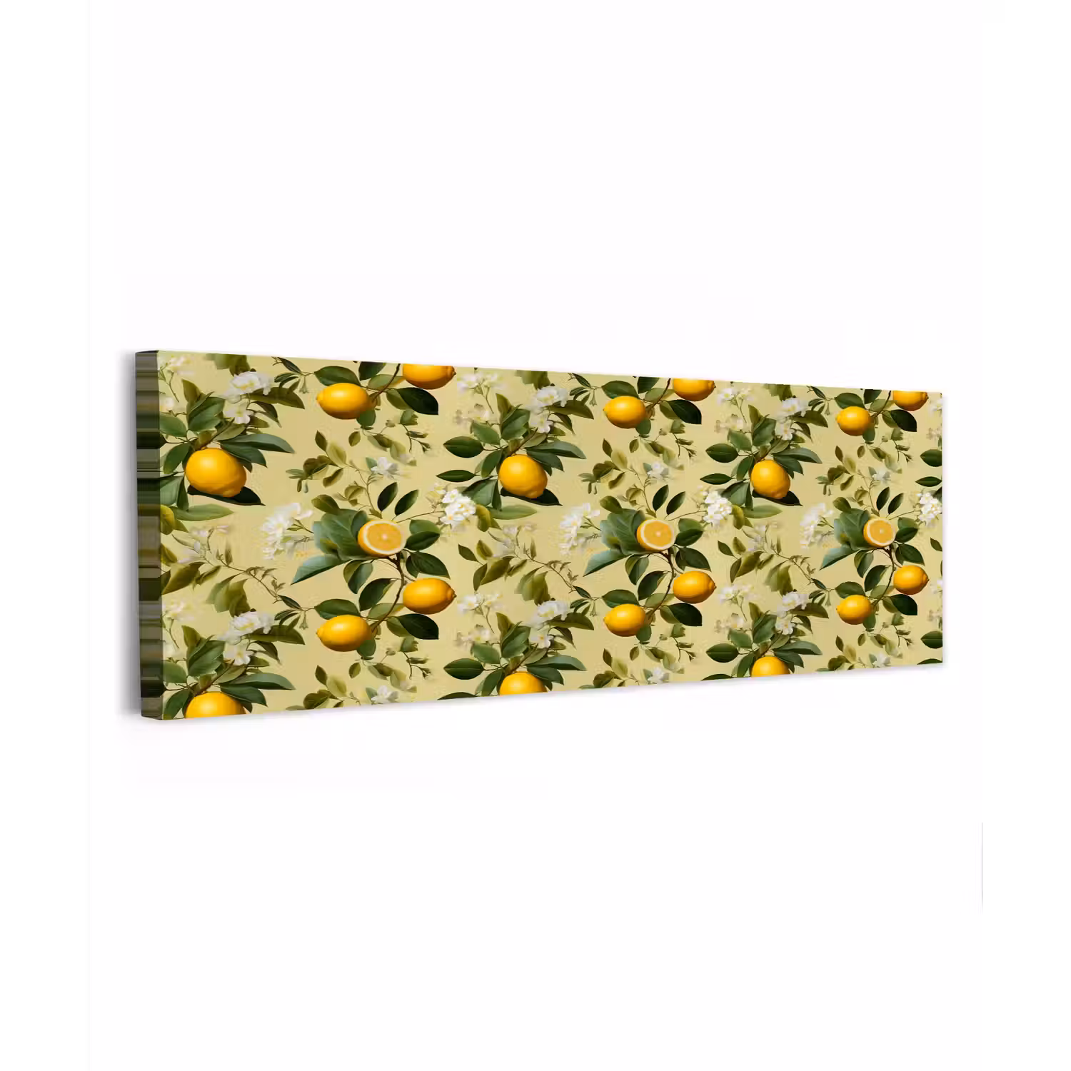 Citroen - Groen - Bloesem canvas 2cm klein 828 -z3d