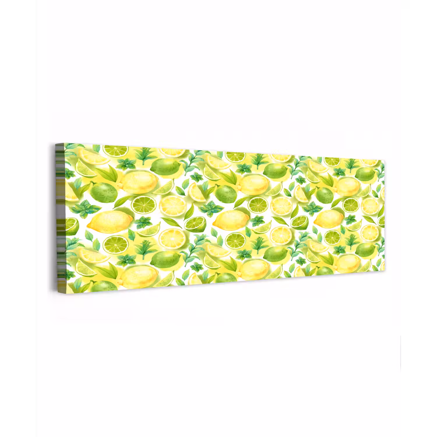 Citroen - Geel - Limoen - Groen canvas 2cm klein 828 -z3d