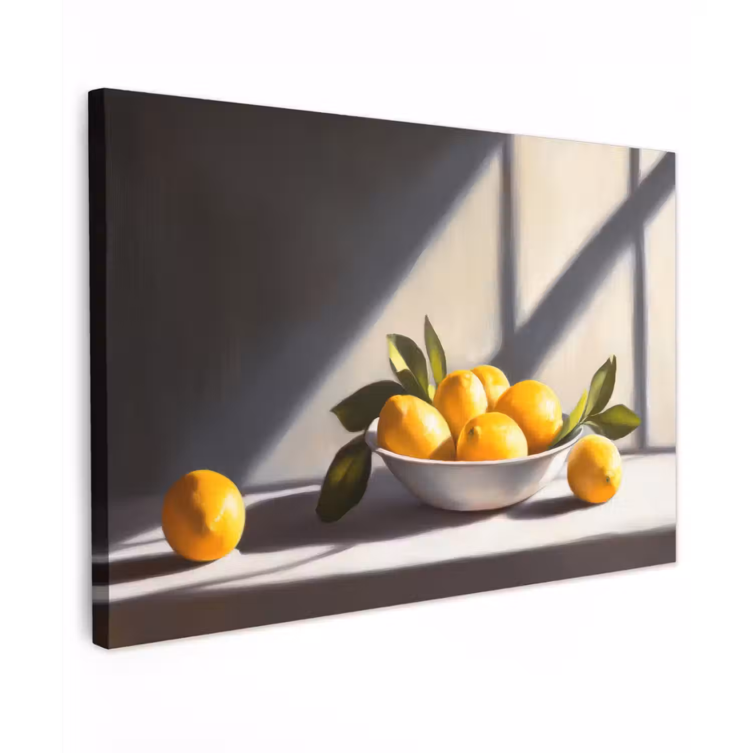 Citroenen - Stilleven - Geel canvas 2cm klein -z3d