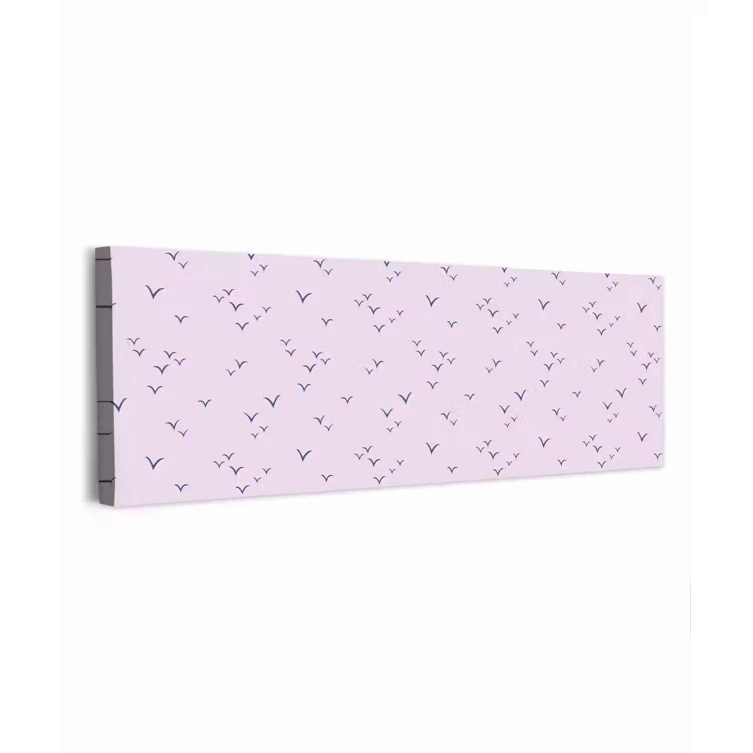 Lila - Vogels - Blauw canvas 2cm klein 828 -z3d