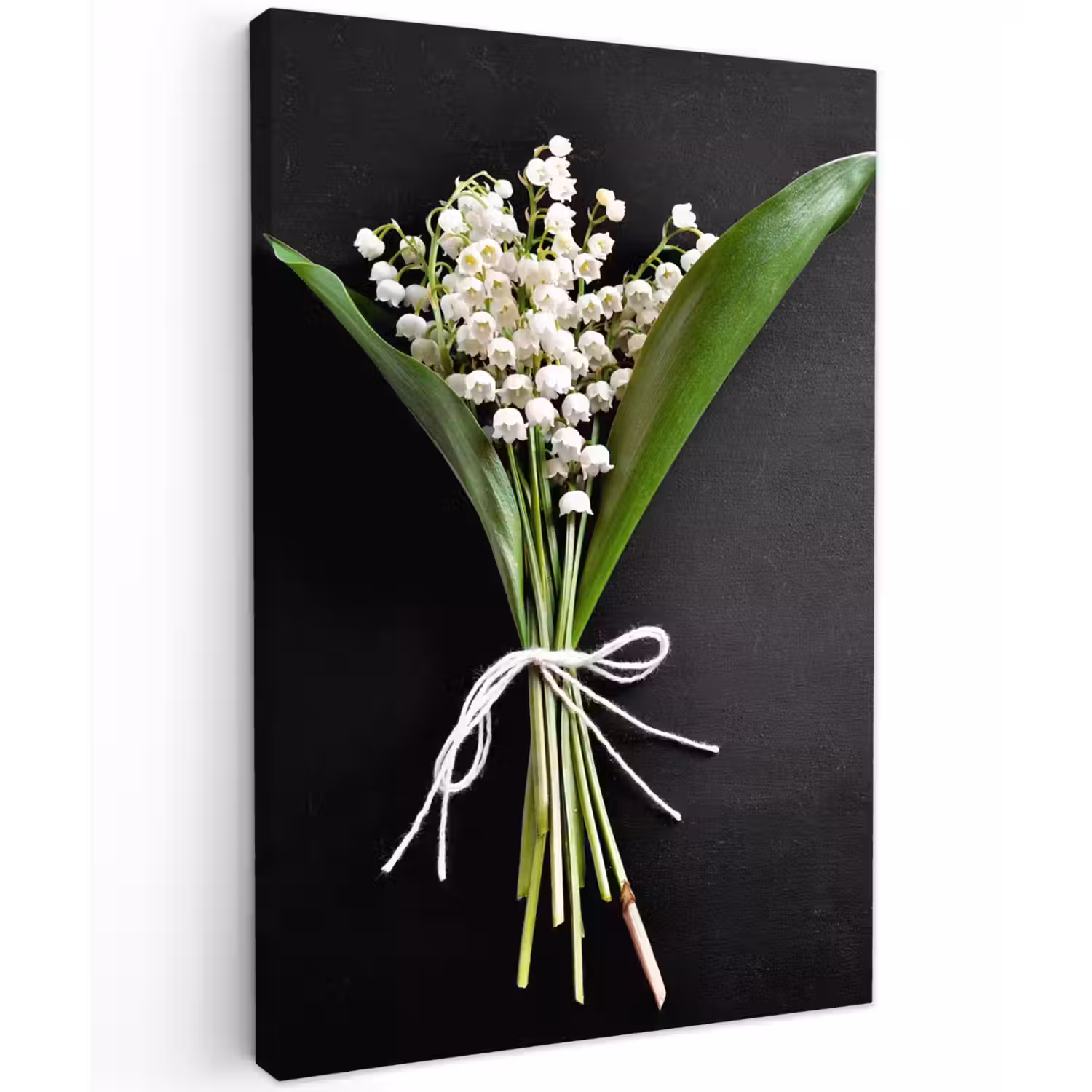 Lelietjes van dalen - Bloemen - Stilleven - Flora canvas 2cm klein -z3d
