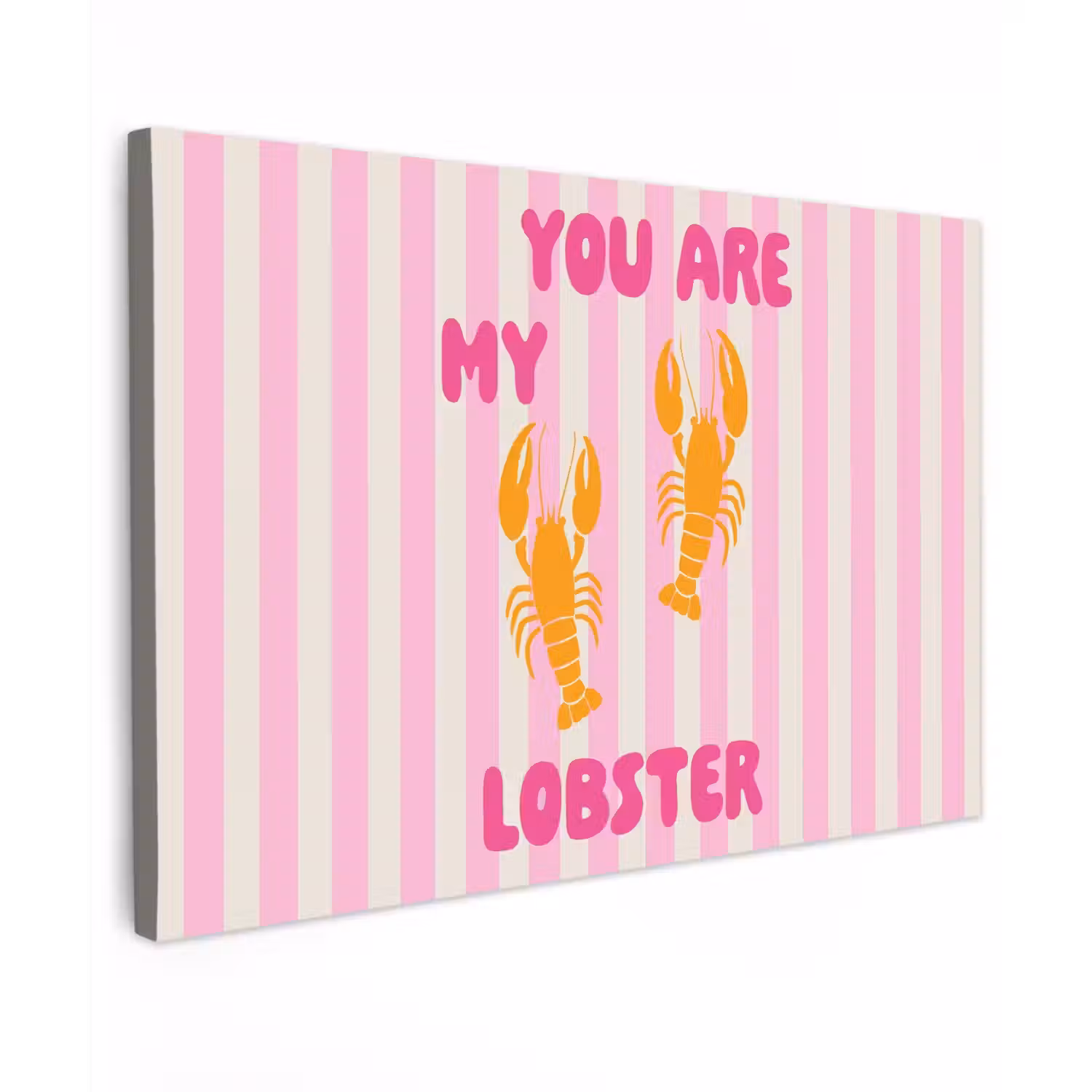 Lobster - Love - Valentijn canvas 2cm klein -z3d