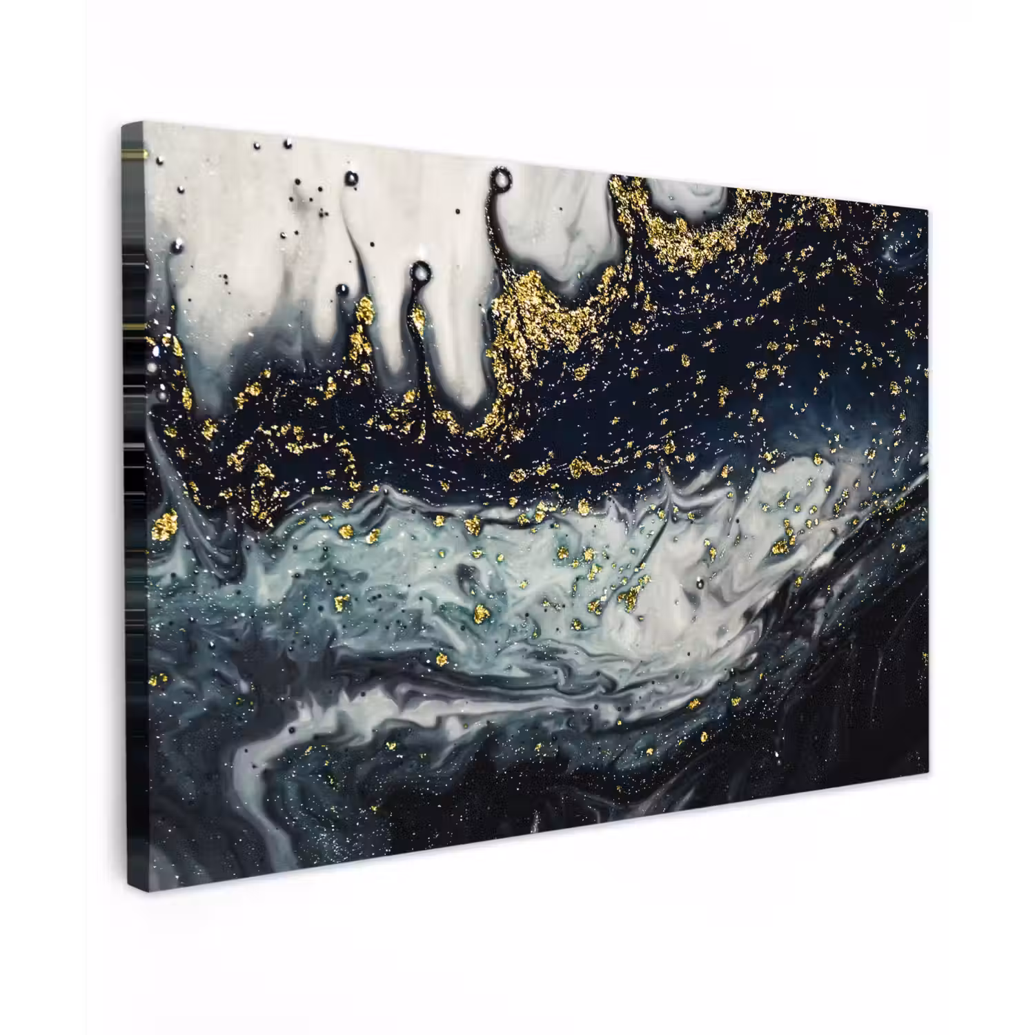 Marmer - Abstract - Goud - Luxe canvas 2cm klein -z3d