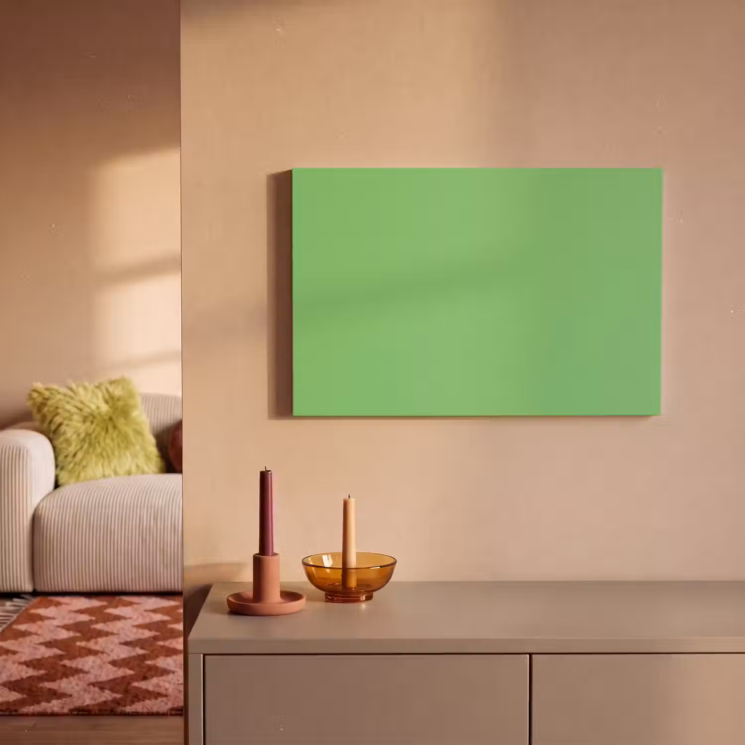 Meadow - Green - Groen canvas 2cm klein 34 -sfeer1