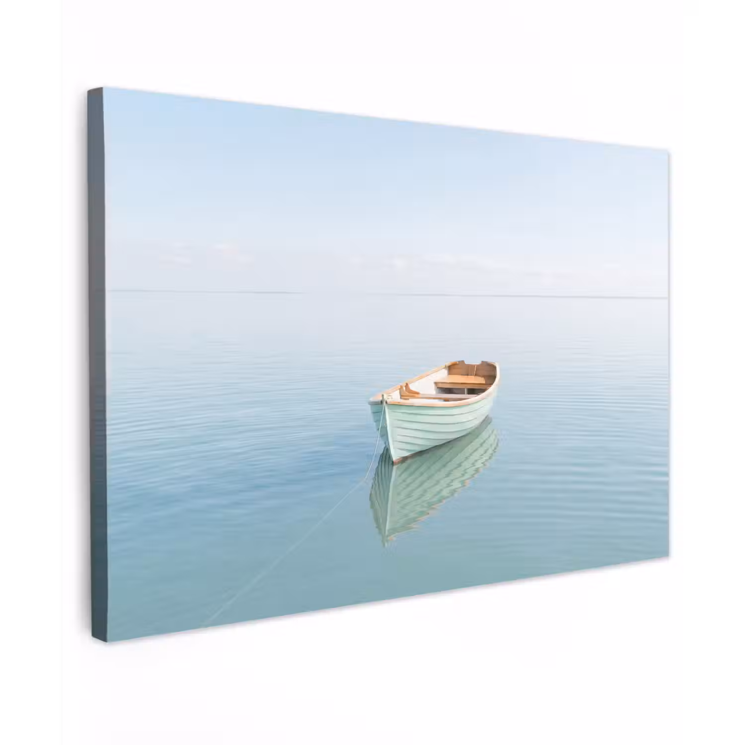 Minimalistisch - Boot - Zee canvas 2cm klein -z3d
