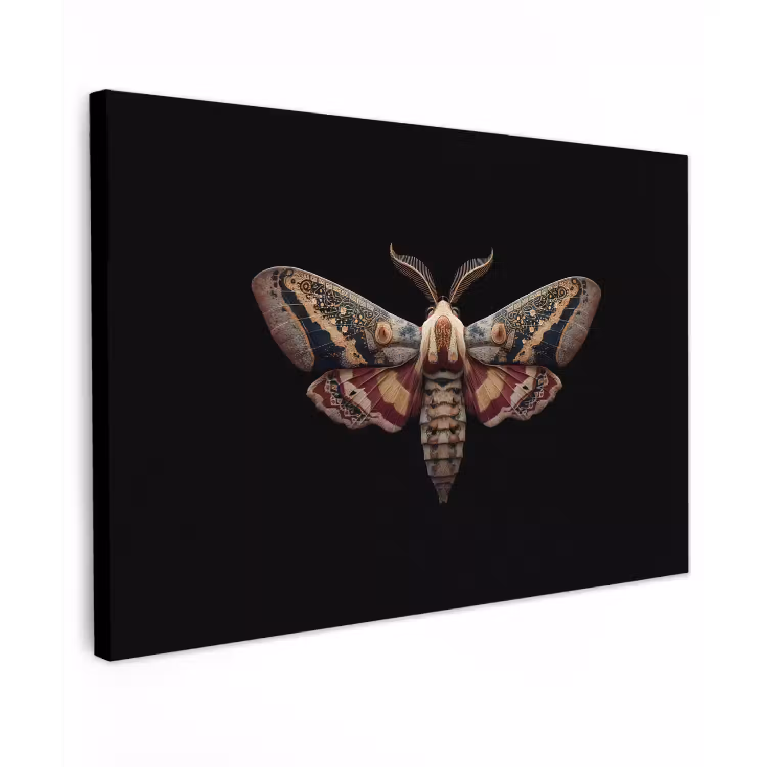 Mot - Oosterse patronen - Sierlijk canvas 2cm klein -z3d