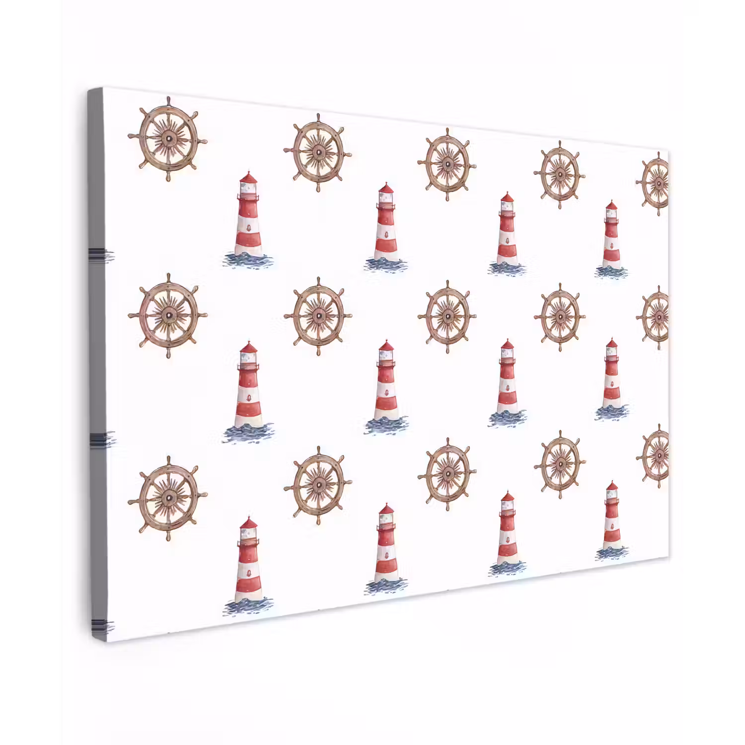 Nautisch - Klassiek - Rood canvas 2cm klein 34 -z3d