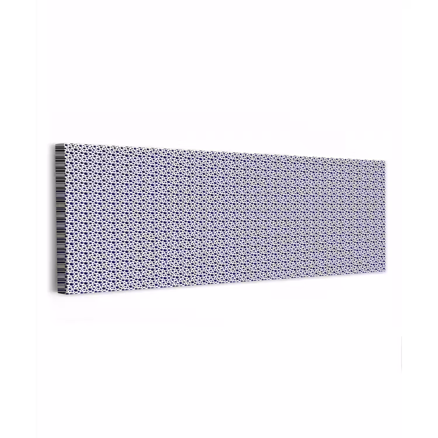Oceaan - Bubbel - Blauw - Wit canvas 2cm klein 828 -z3d