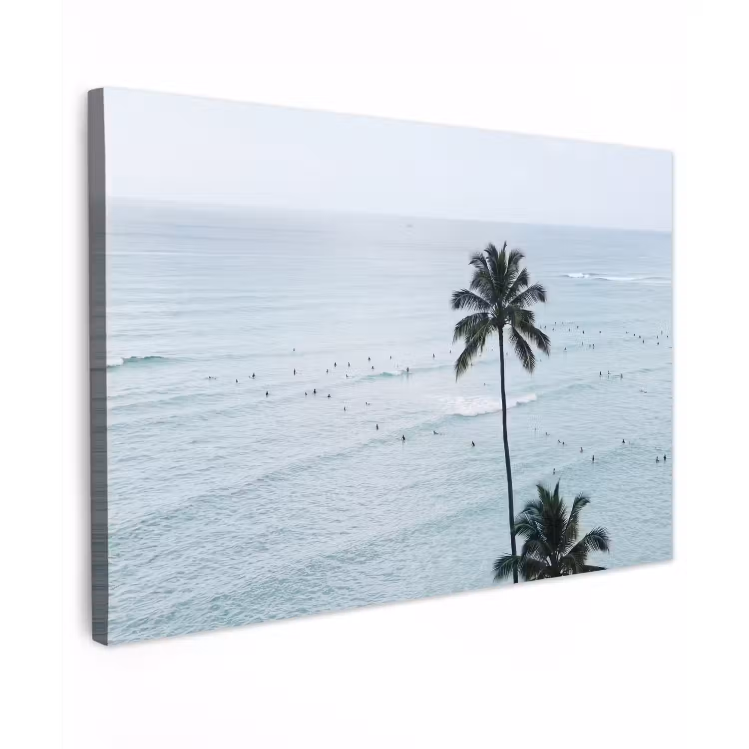 Oceaan - Palmbomen - Surfers canvas 2cm klein -z3d