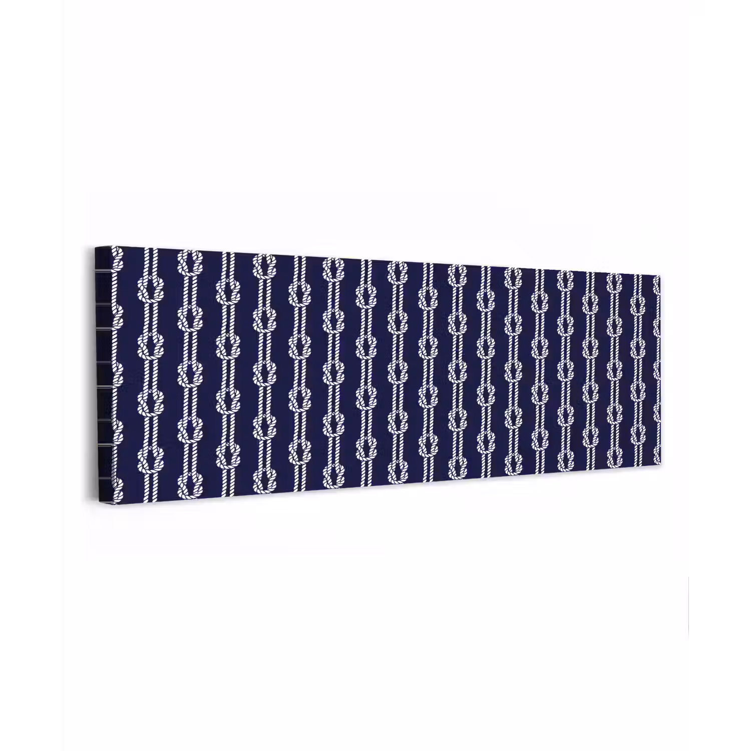 Oceaan - Touw - Blauw - Wit canvas 2cm klein 828 -z3d