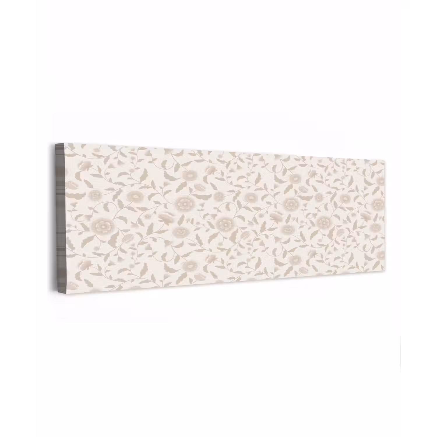 Sierlijk - Bloemen - Beige canvas 2cm klein 828 -z3d