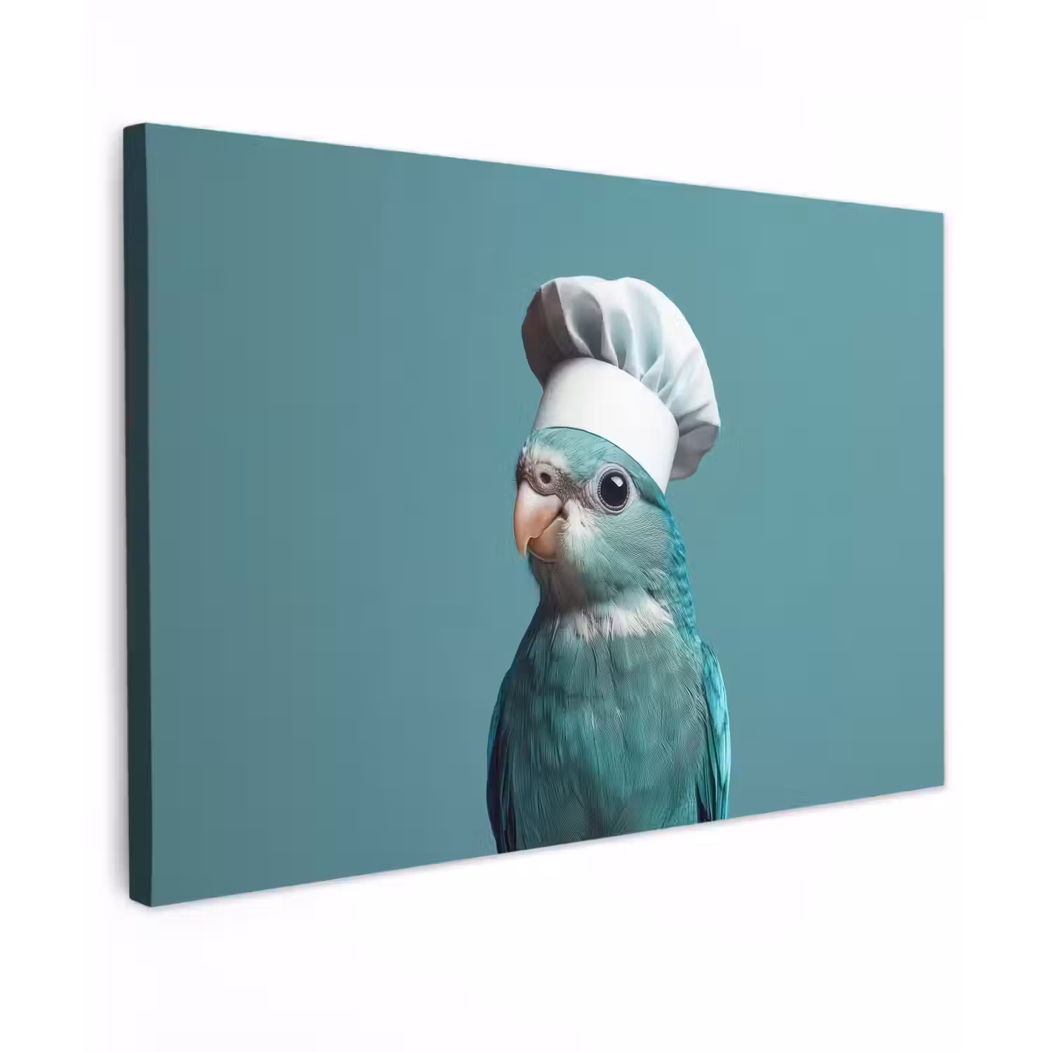 Parkiet - Vogel - Koksmuts - Cute canvas 2cm klein -z3d