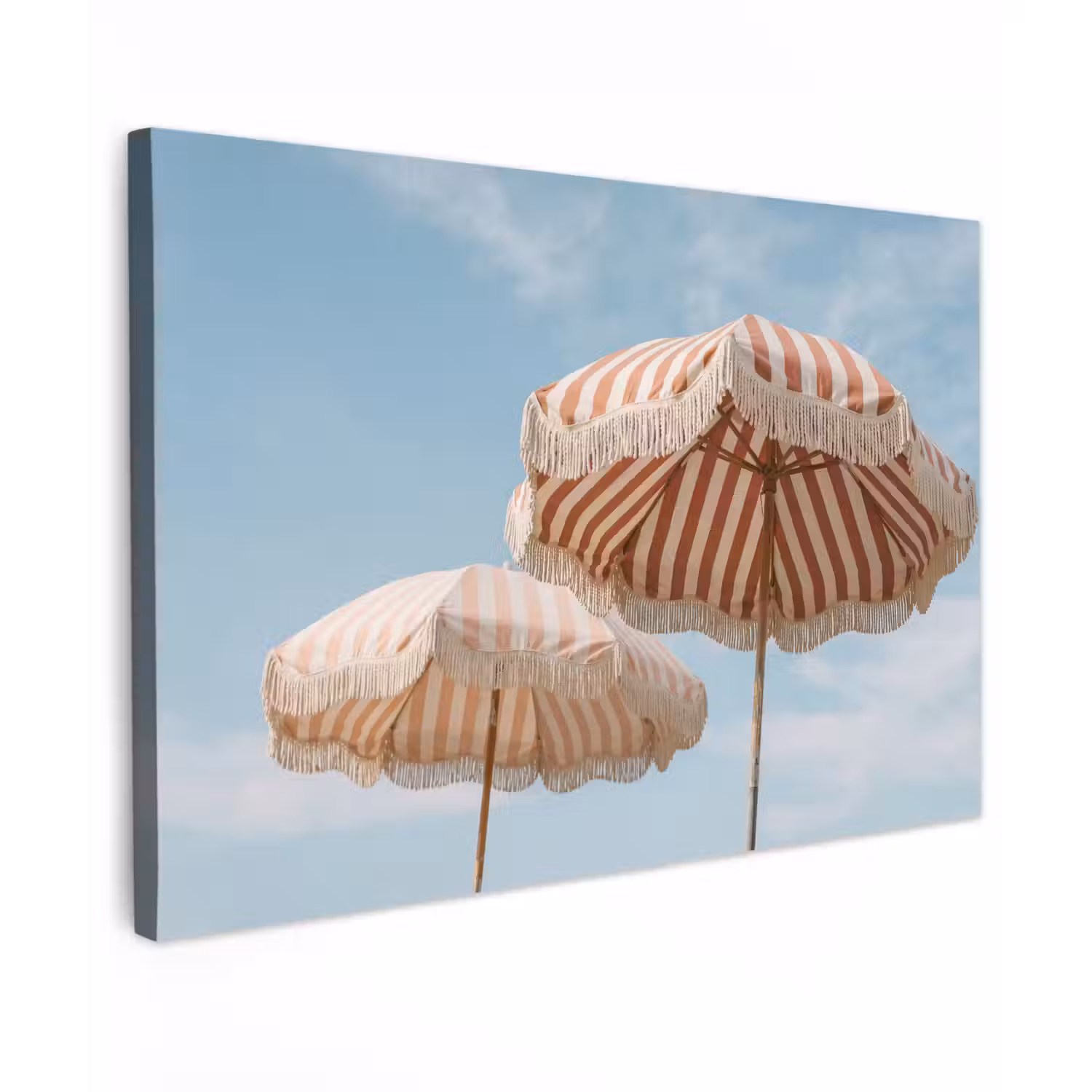 Parasol - Lucht - Rood canvas 2cm klein -z3d