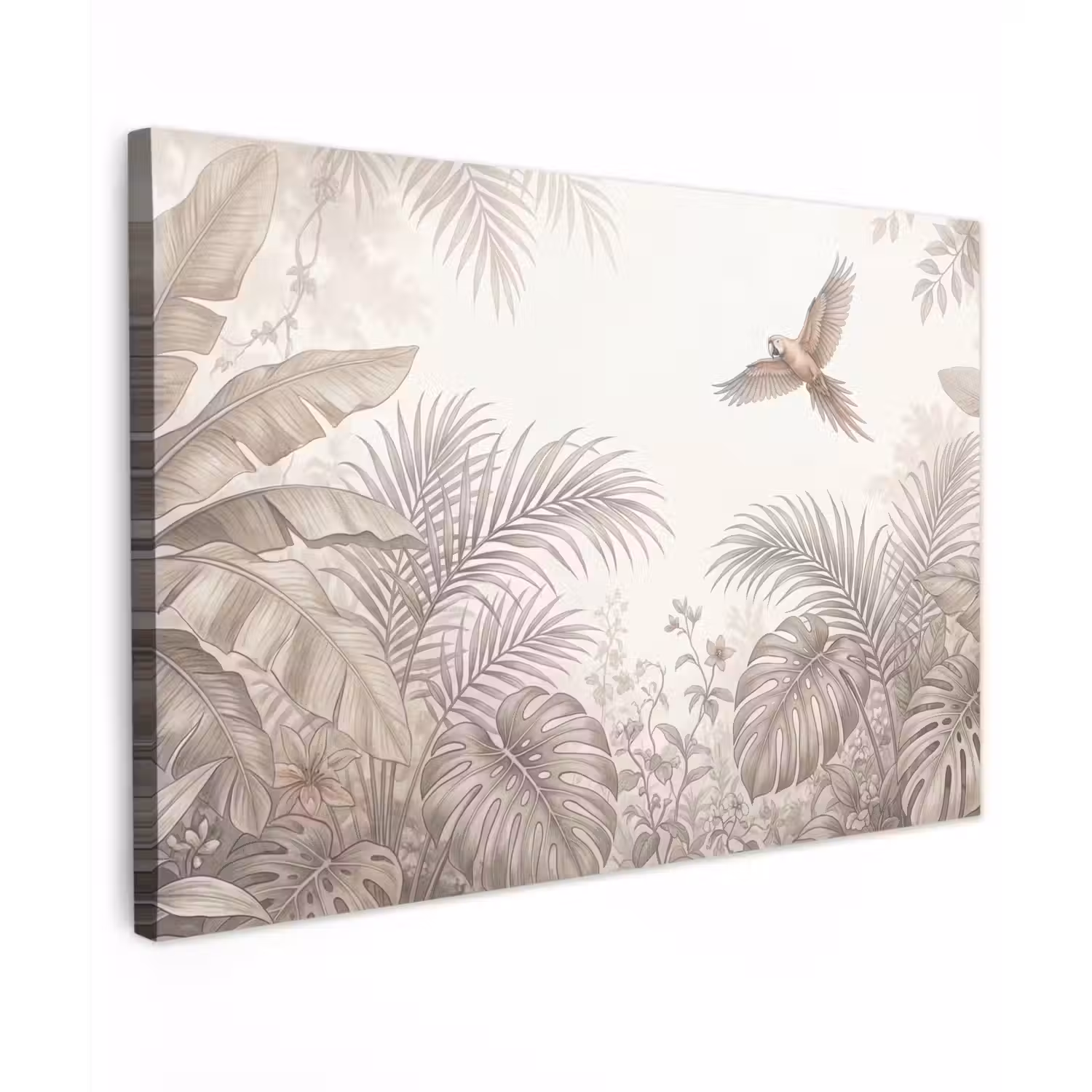 Papagaai - Jungle - Tropisch canvas 2cm klein -z3d