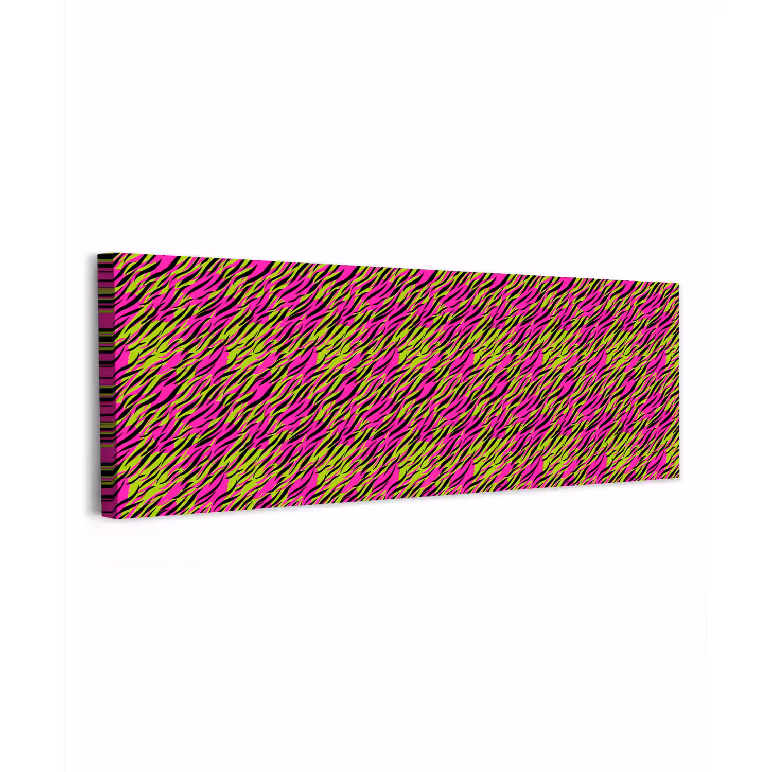 Roze - Groen - Neon - Dieren canvas 2cm klein 828 -z3d