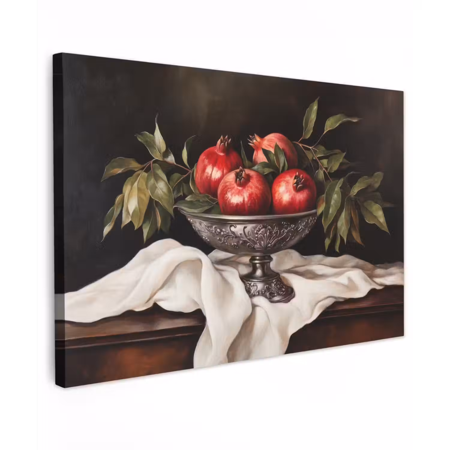 Granaatappels - Klassiek - Vintage canvas 2cm klein -z3d