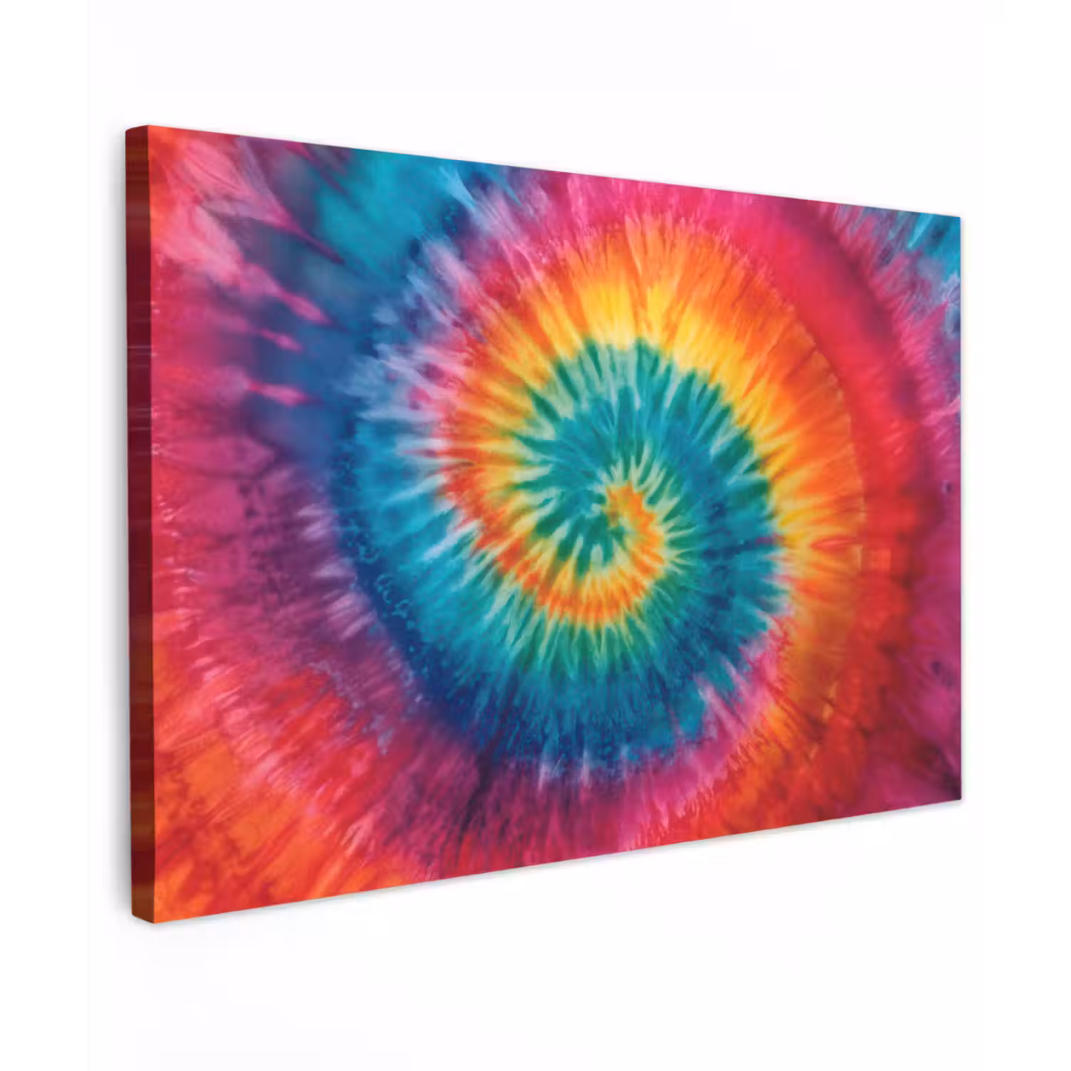 Regenboogkleuren - Tie dye - canvas 2cm klein -z3d