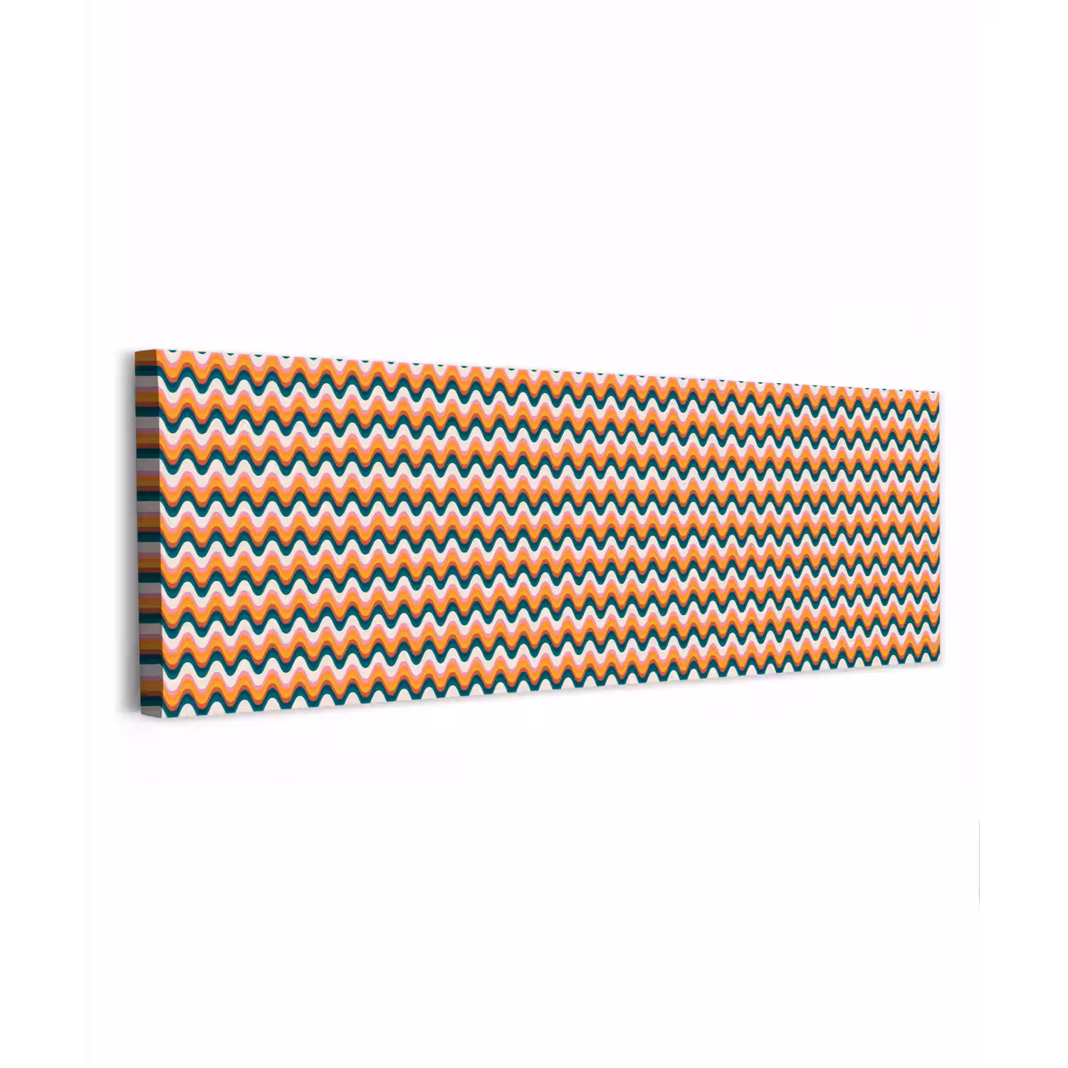 Retro - Disco - Golven - Kleur canvas 2cm klein 828 -z3d