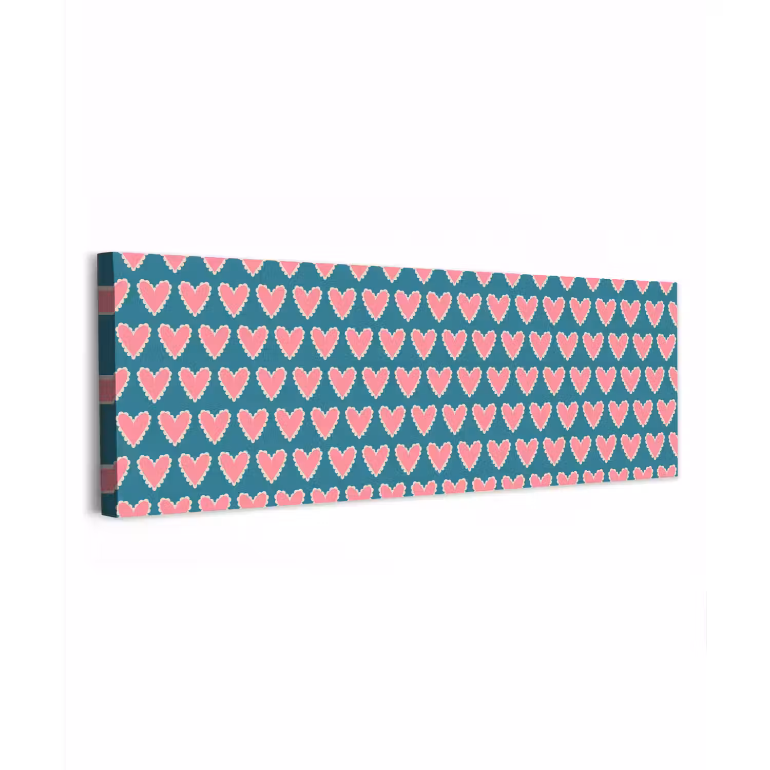 Retro - Hartjes - Patroon canvas 2cm klein 828 -z3d