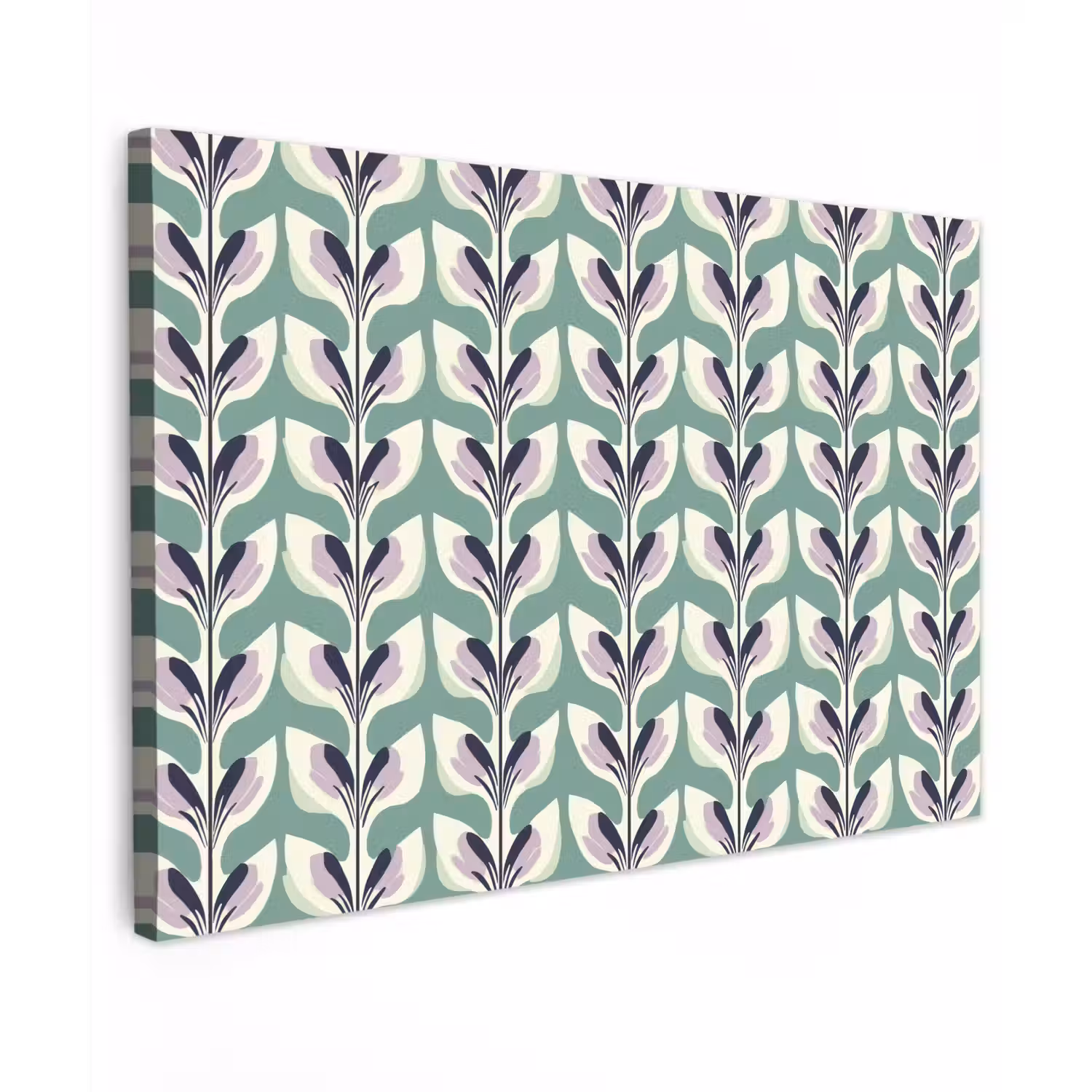 Retro - Modern - Groen canvas 2cm klein 34 -z3d