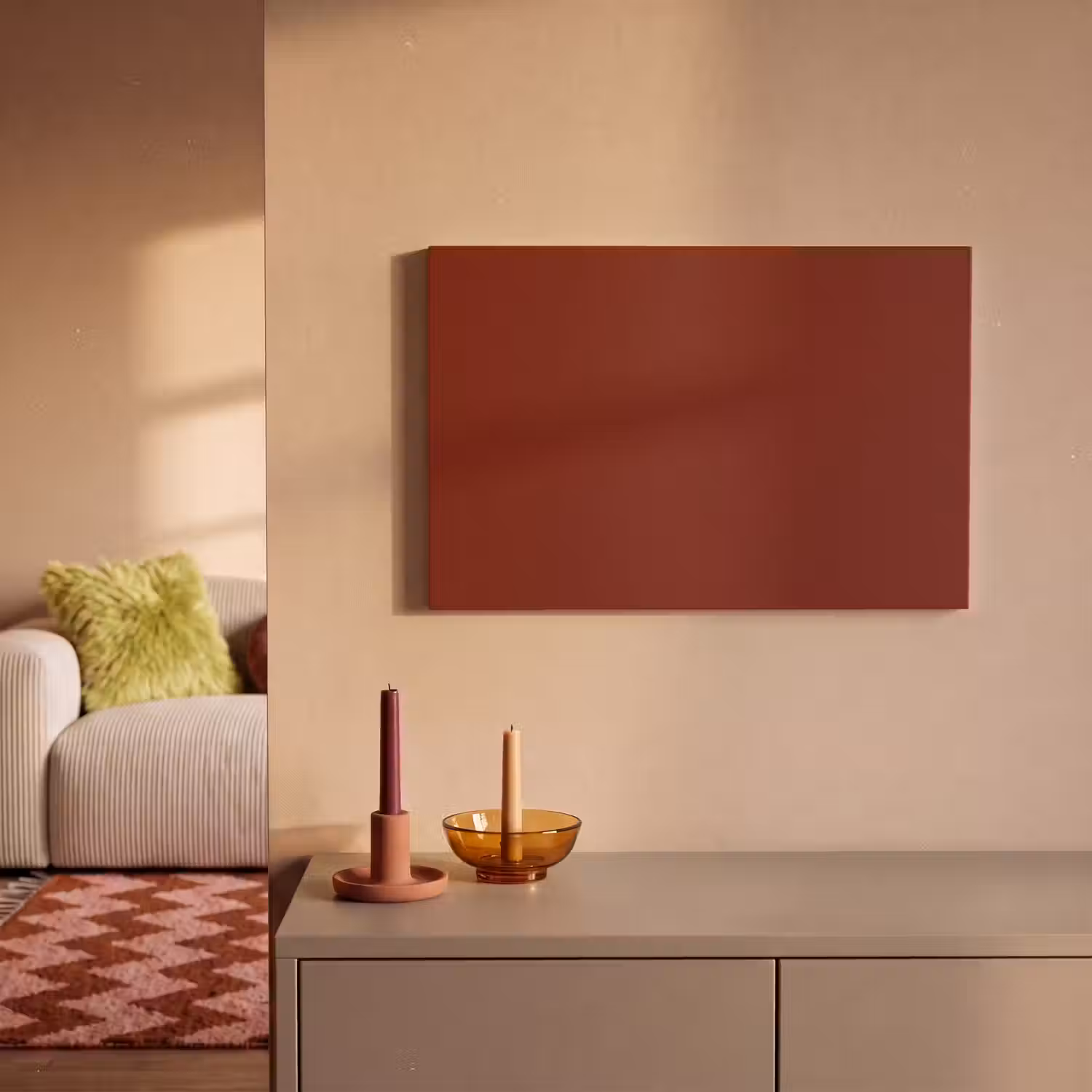 Rustic - Terracotta - Rood canvas 2cm klein 34 -sfeer1